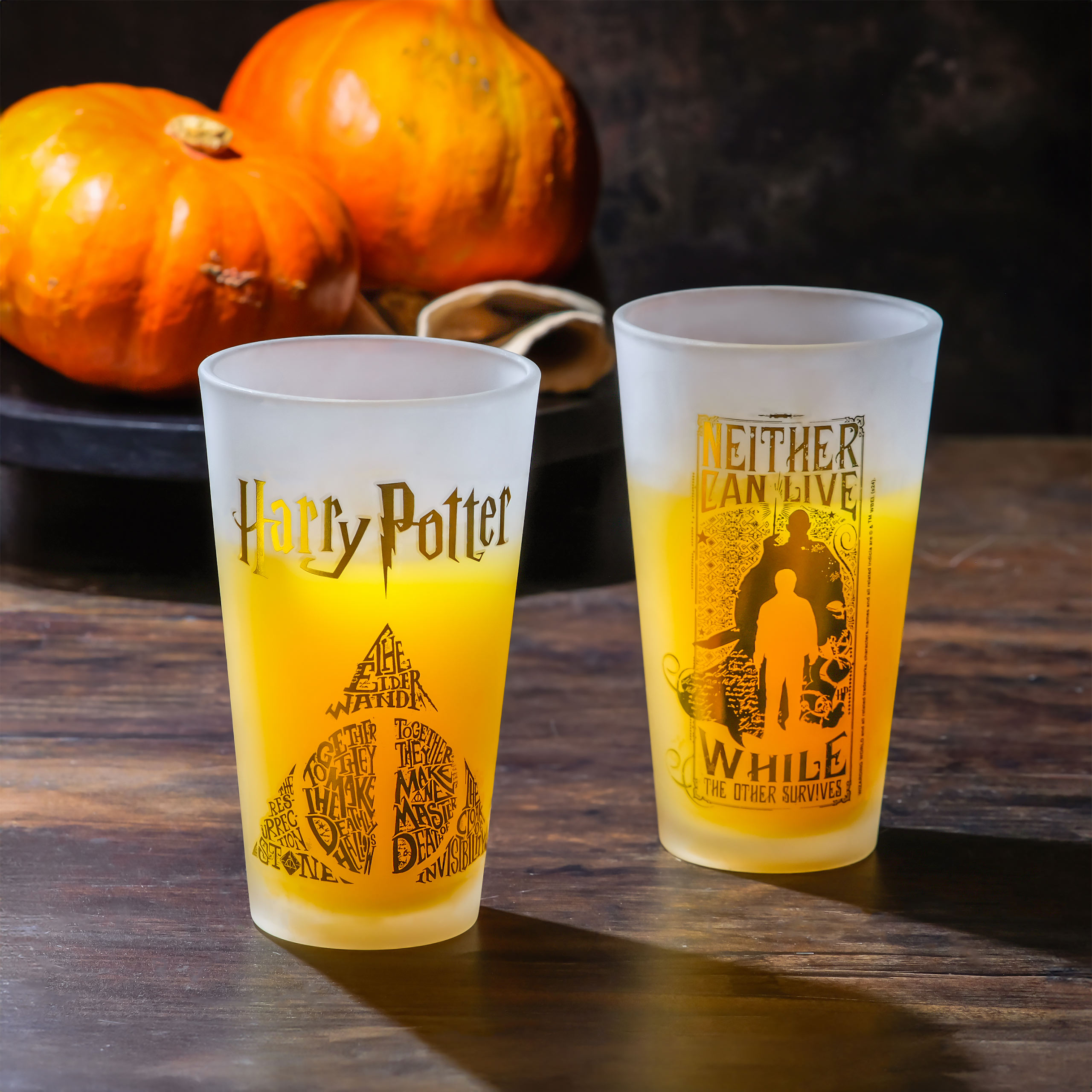 Harry Potter - Vasos de las Reliquias de la Muerte conjunto de 2 piezas