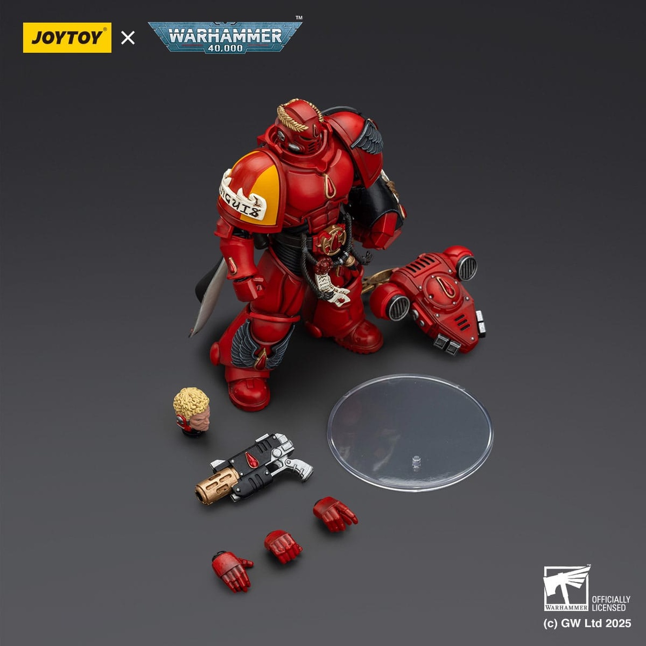 Warhammer 40k: Combat Patrol Blood Angels - Capitano con pistola Inferno e Power Fist Action figure 20 cm