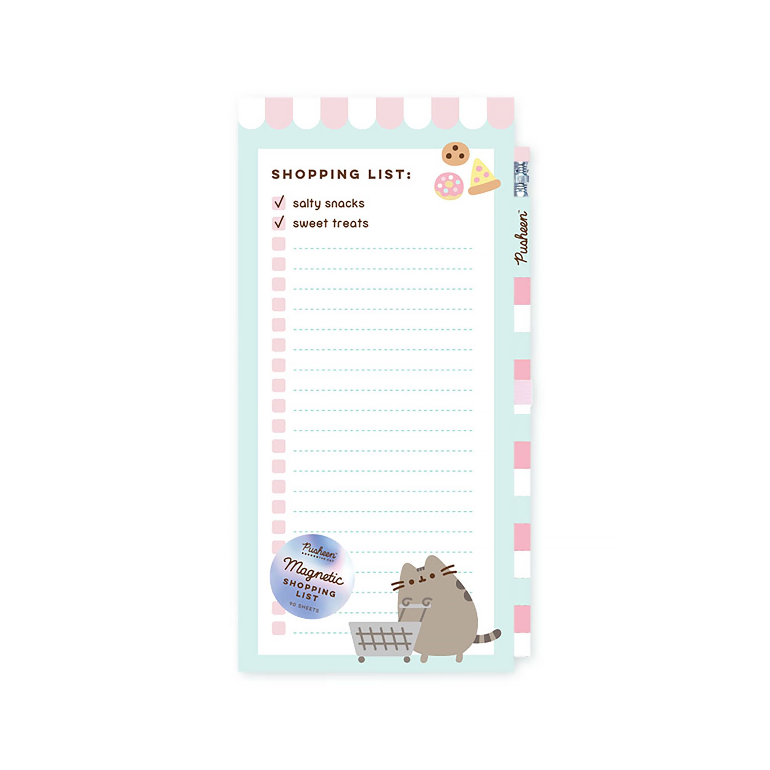 Pusheen - Blocco note magnetico con matita