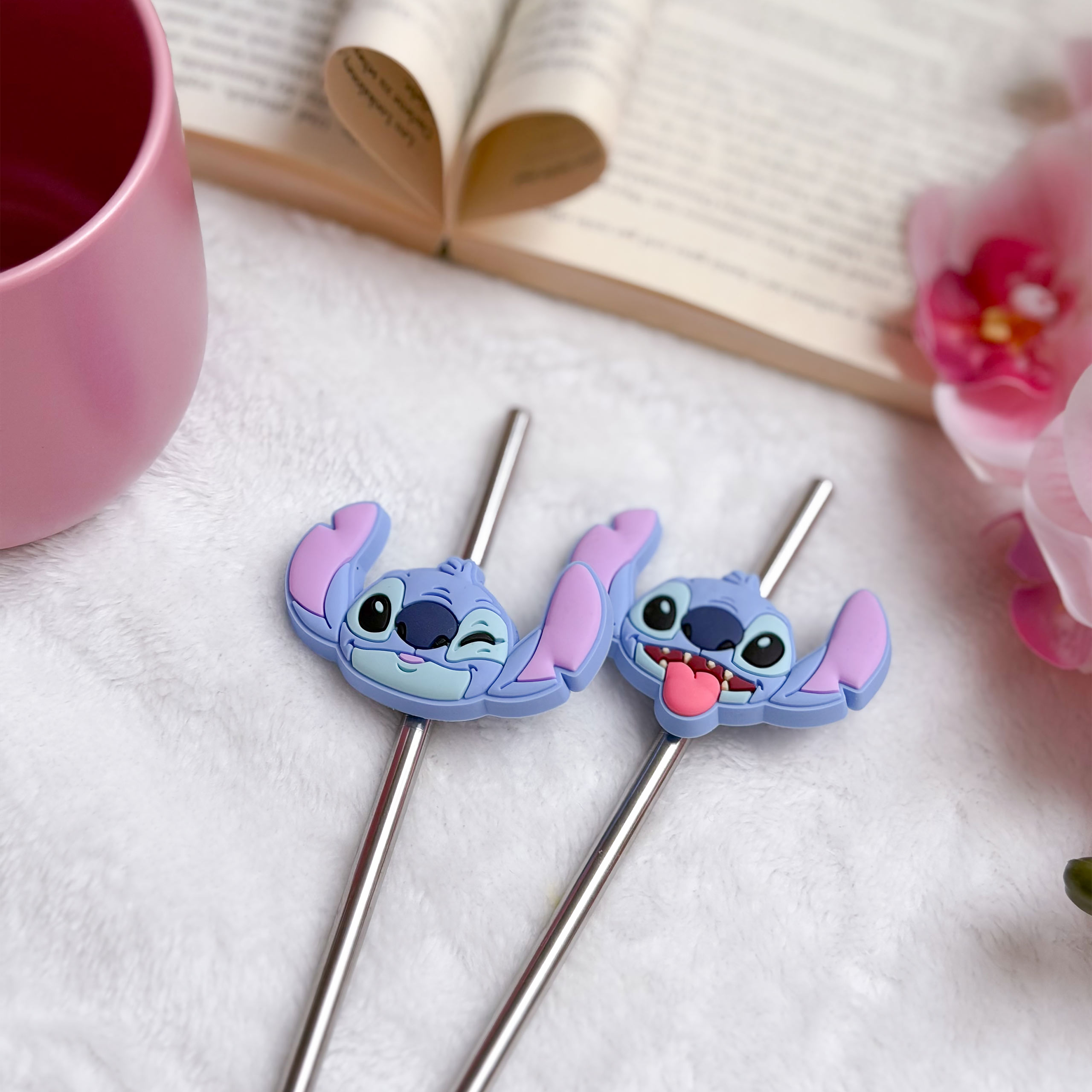 Stitch Aloha Straws 2-Piece Set - Lilo & Stitch