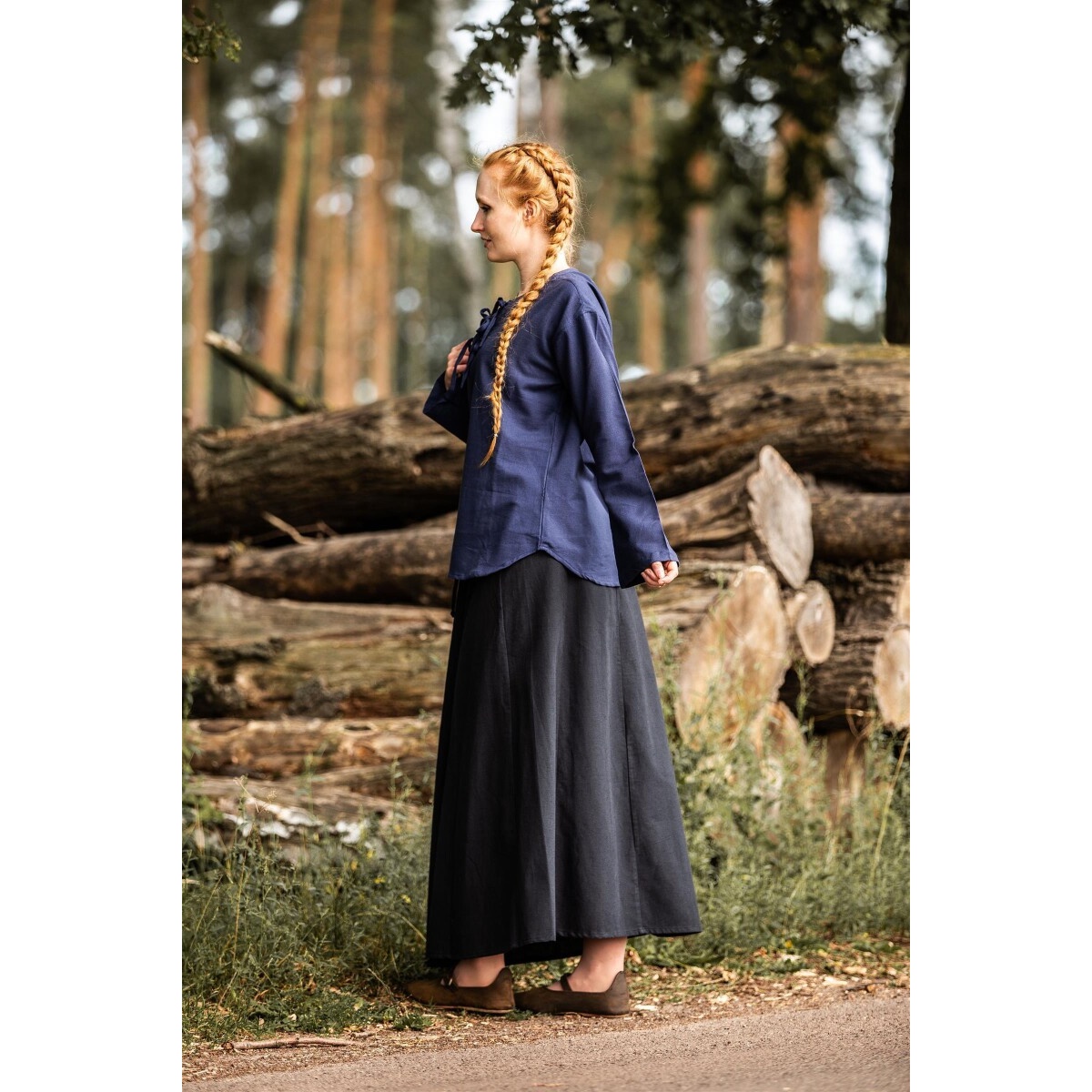 Medieval Blouse Tilda blue