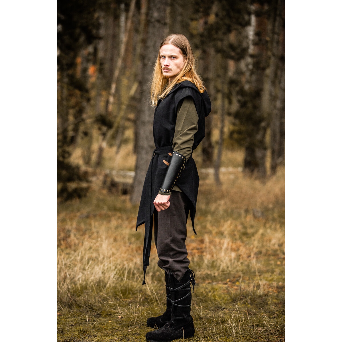 Medieval Ranger Tunic Aldon black