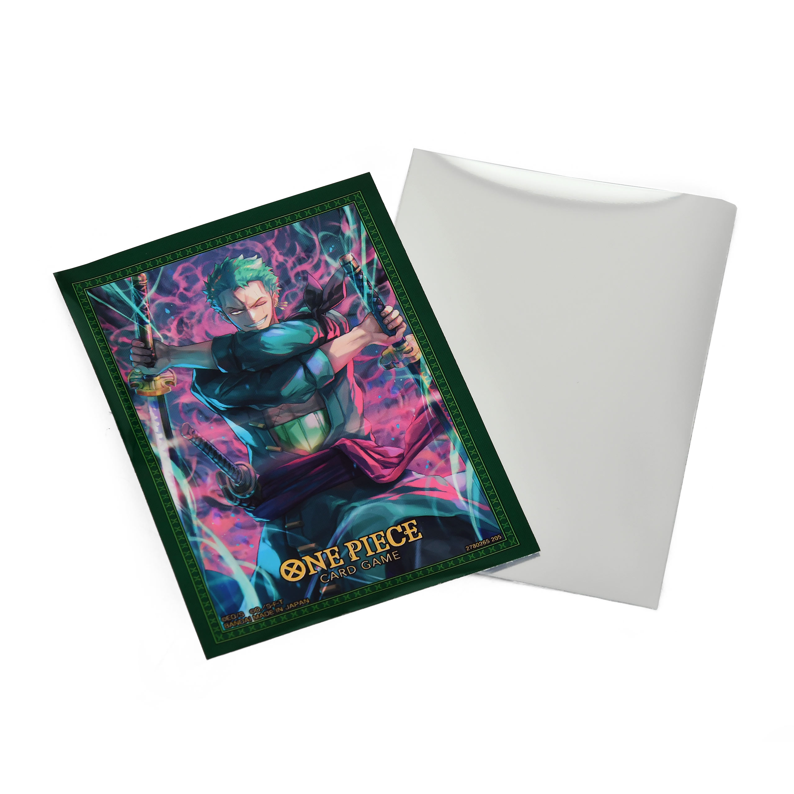 One Piece Card Game - Roronoa Zoro Official Sleeve 11 Fundas para cartas