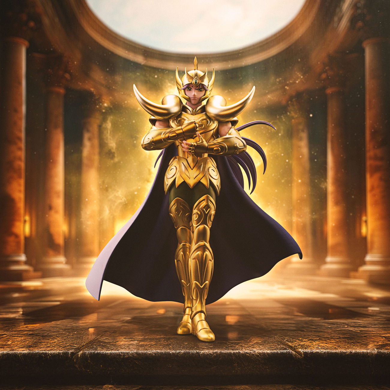 Saint Seiya Art Scale Statue 1/10 Aries Mu 23 cm