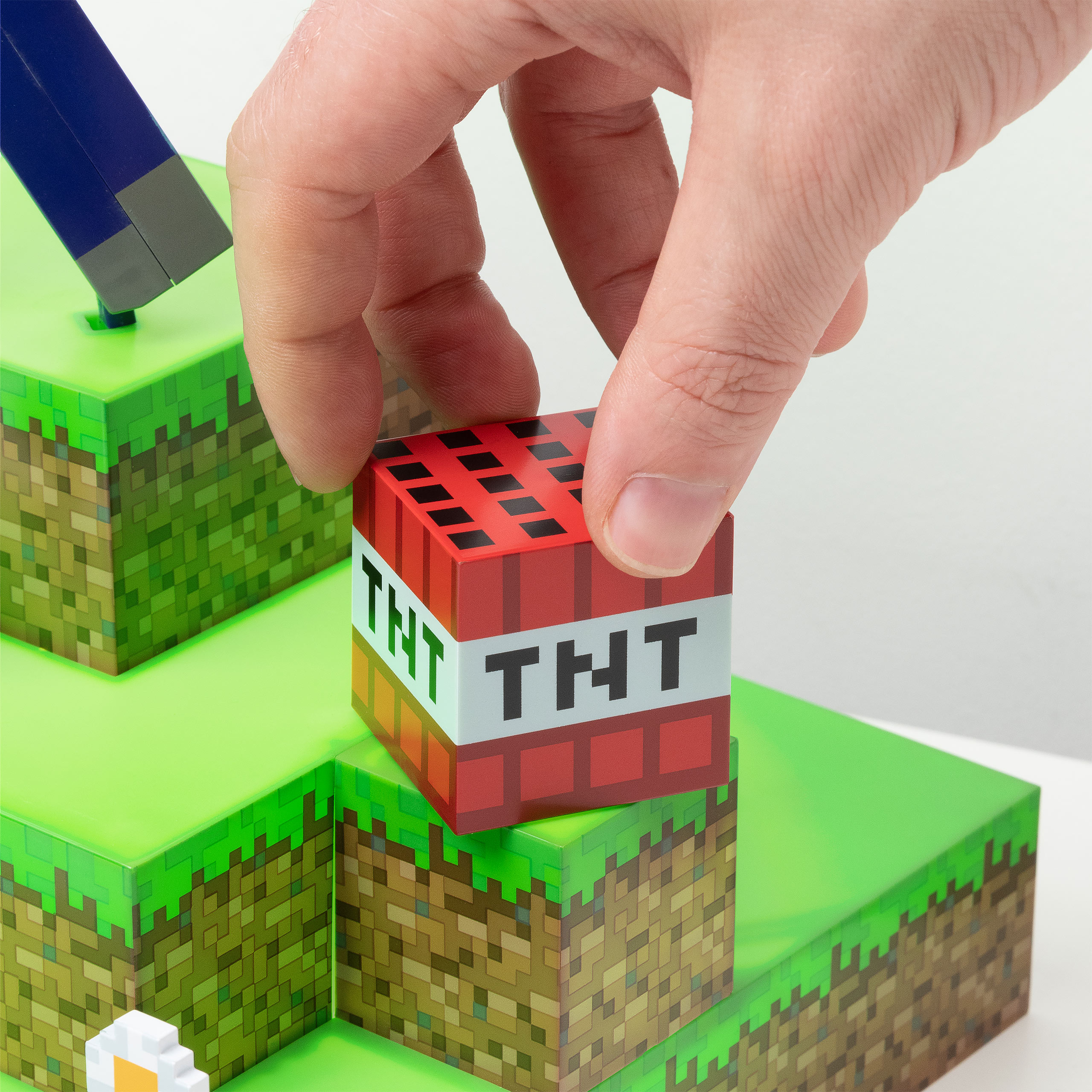 Minecraft - Steve Diorama Tischlampe