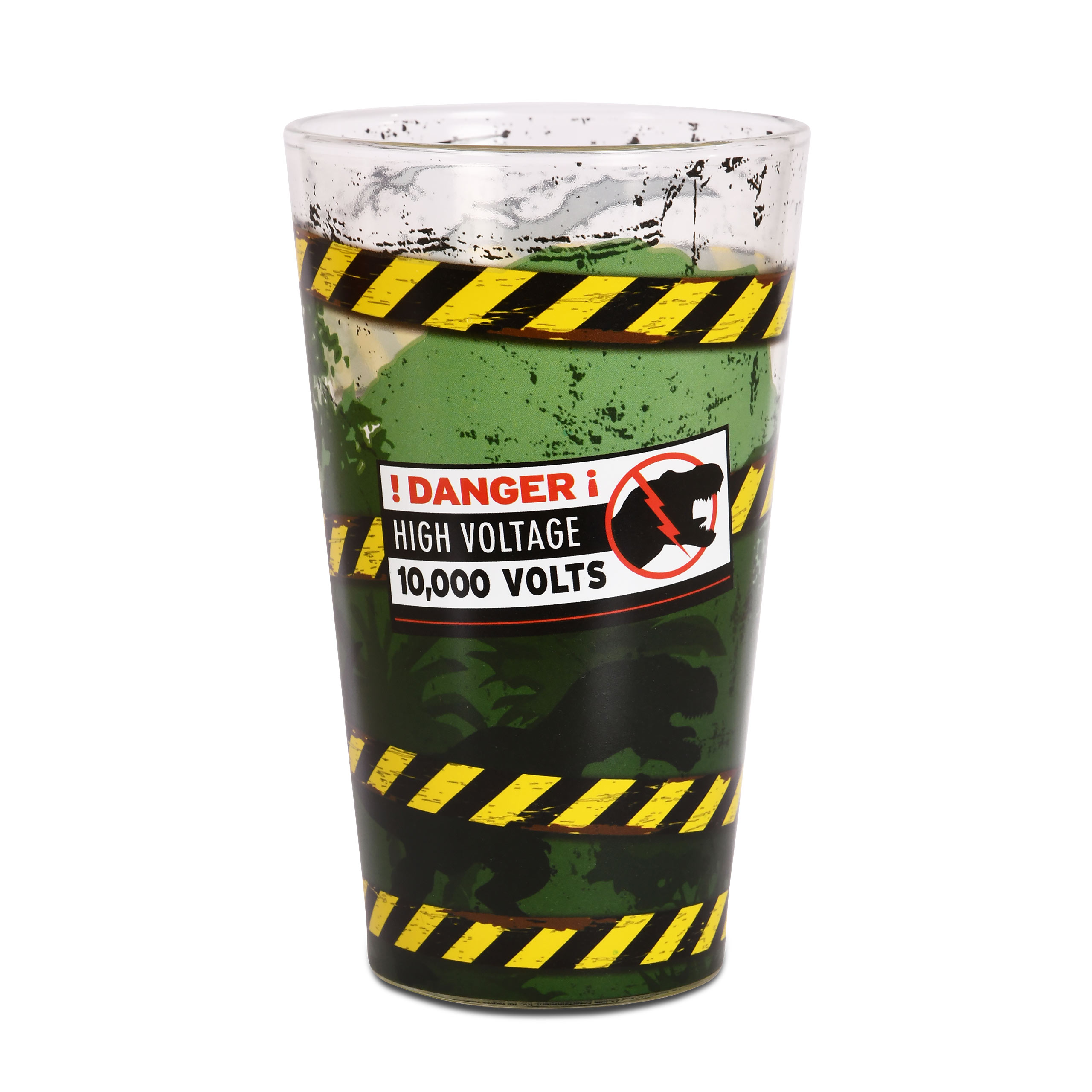 Jurassic Park - Danger High Voltage Glass