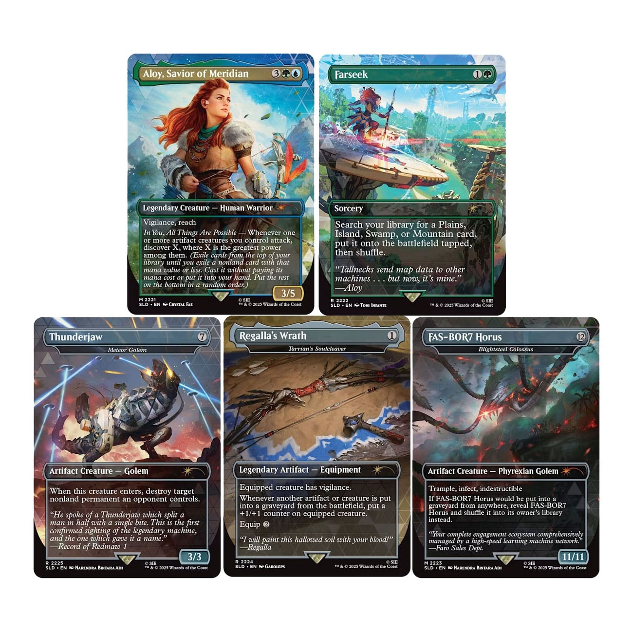 Magic the Gathering Secret Lair x PlayStation : Horizon : Into the Forbidden West anglais