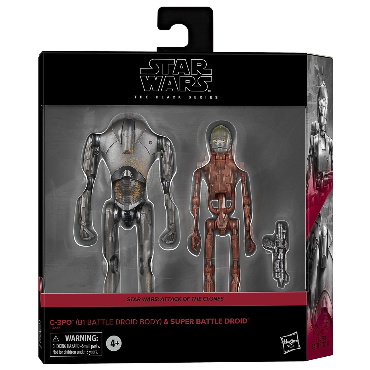 Star Wars Episode II Black Series Actiefiguren 2-pack C-3PO (B1 Battle Droid Body) & Super Battle Droid 15 cm