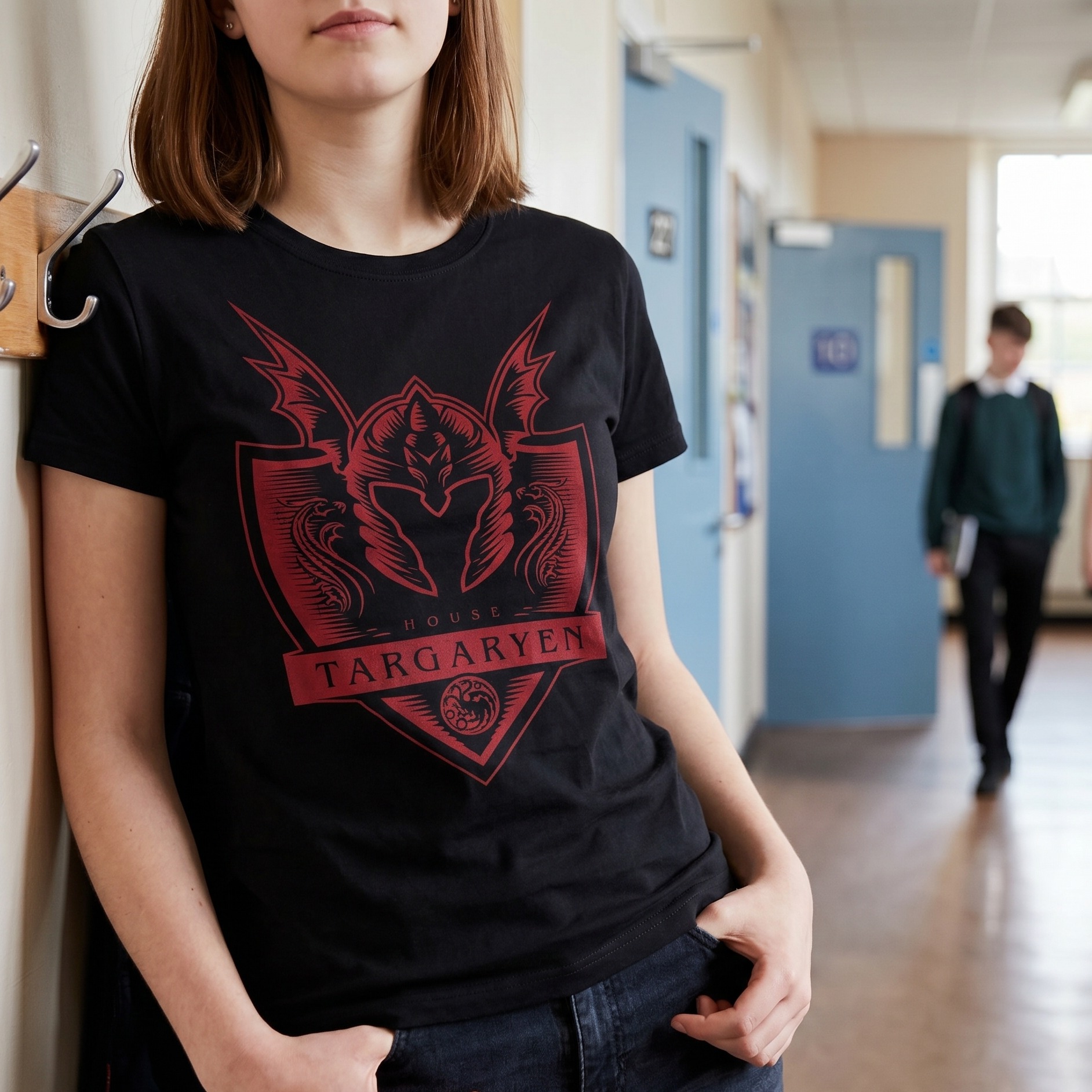 Targaryen T-Shirt zwart - Huis van de Draak