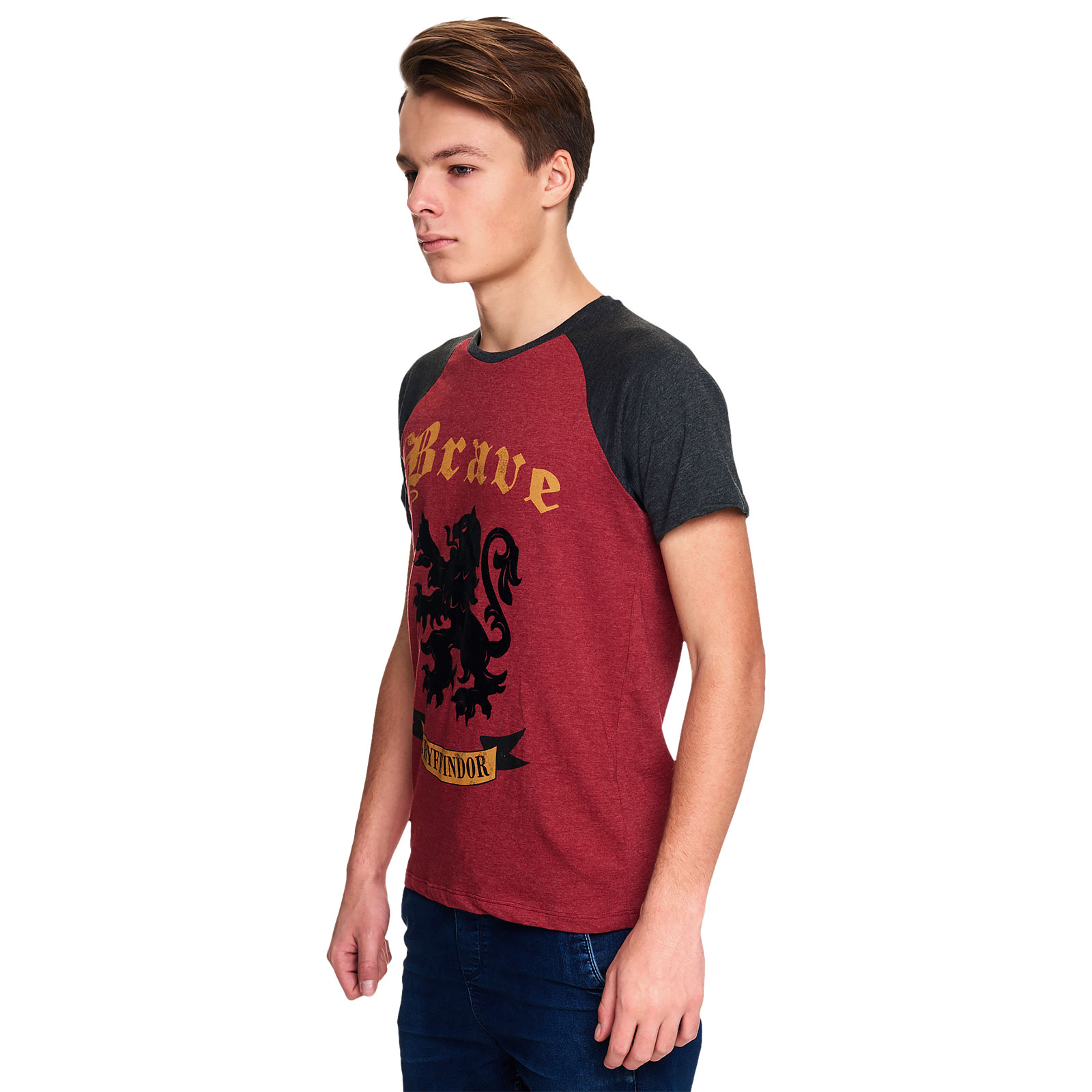 Harry Potter - T-shirt Gryffindor Brave rouge