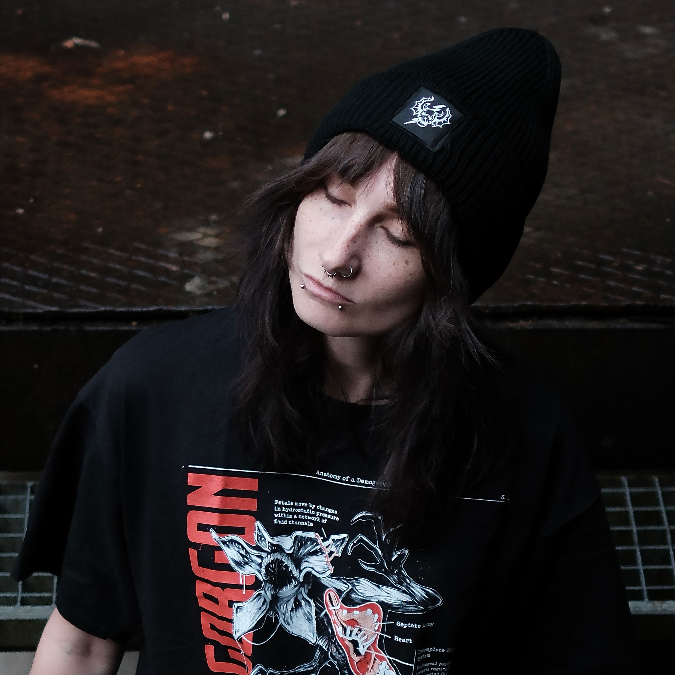 Stranger Things - Hellfire Club Skull Logo Beanie