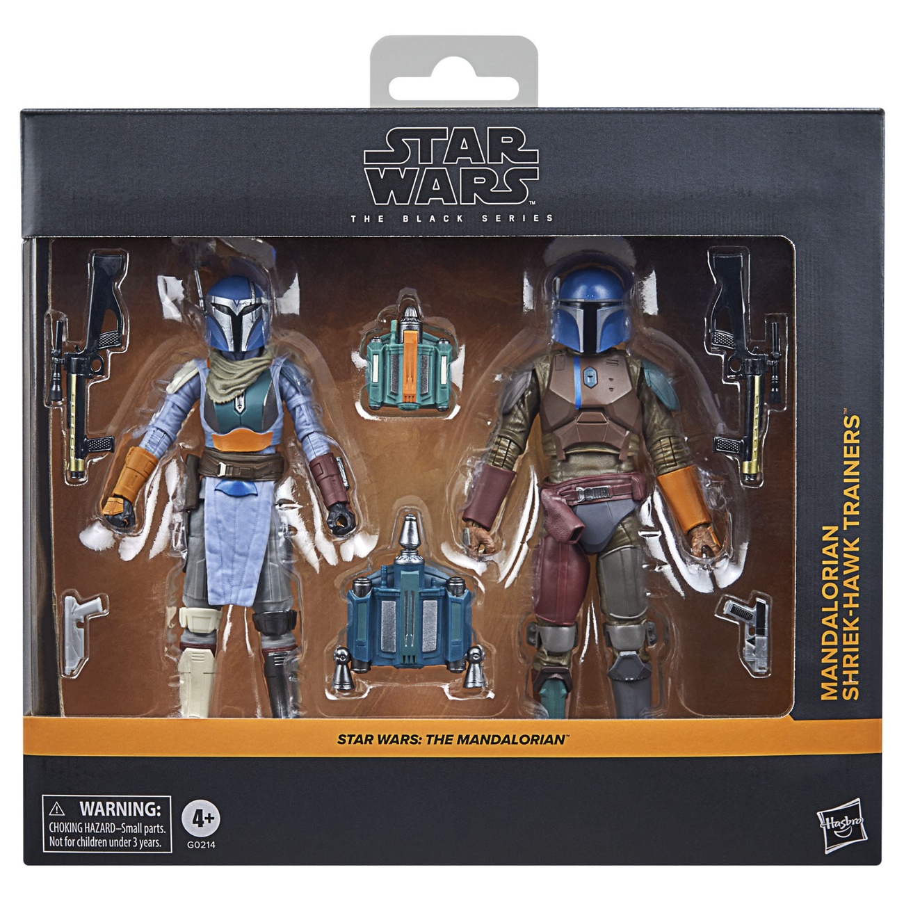 Star Wars: The Mandalorian Black Series Action Figure 2-Pack Mandalorian & Shriek-Hawk Trainer 15 cm