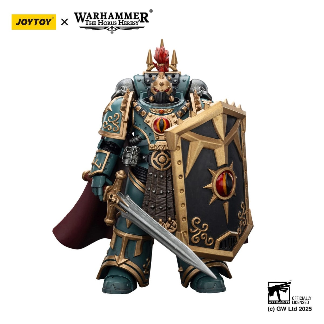 Warhammer The Horus Heresy figura de acción Sons of Horus Little Horus Aximand Captain of the 5th Company 20 cm