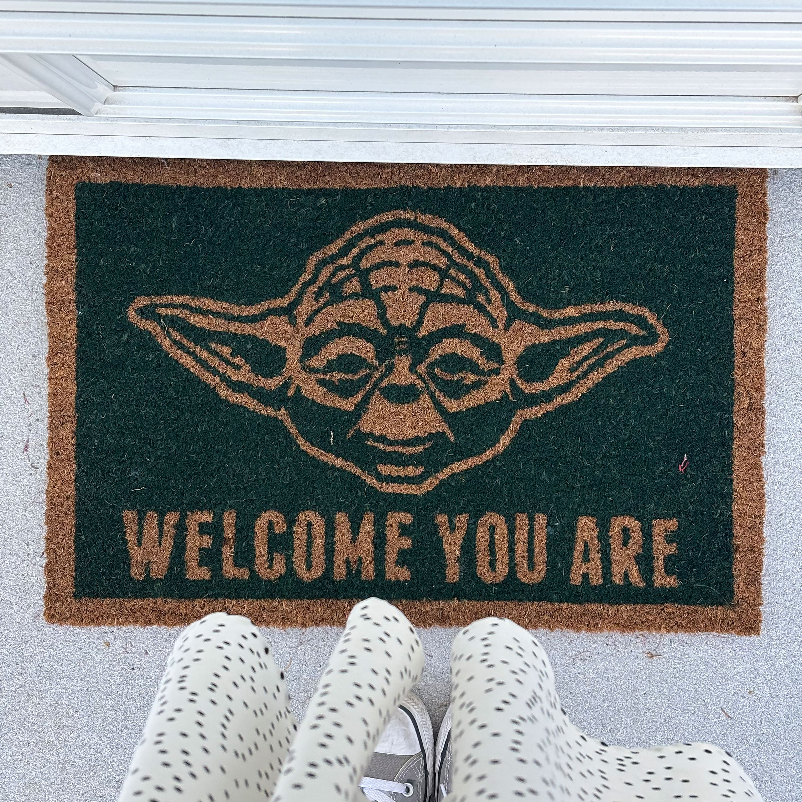 Star Wars - Yoda Welcome You Are Doormat