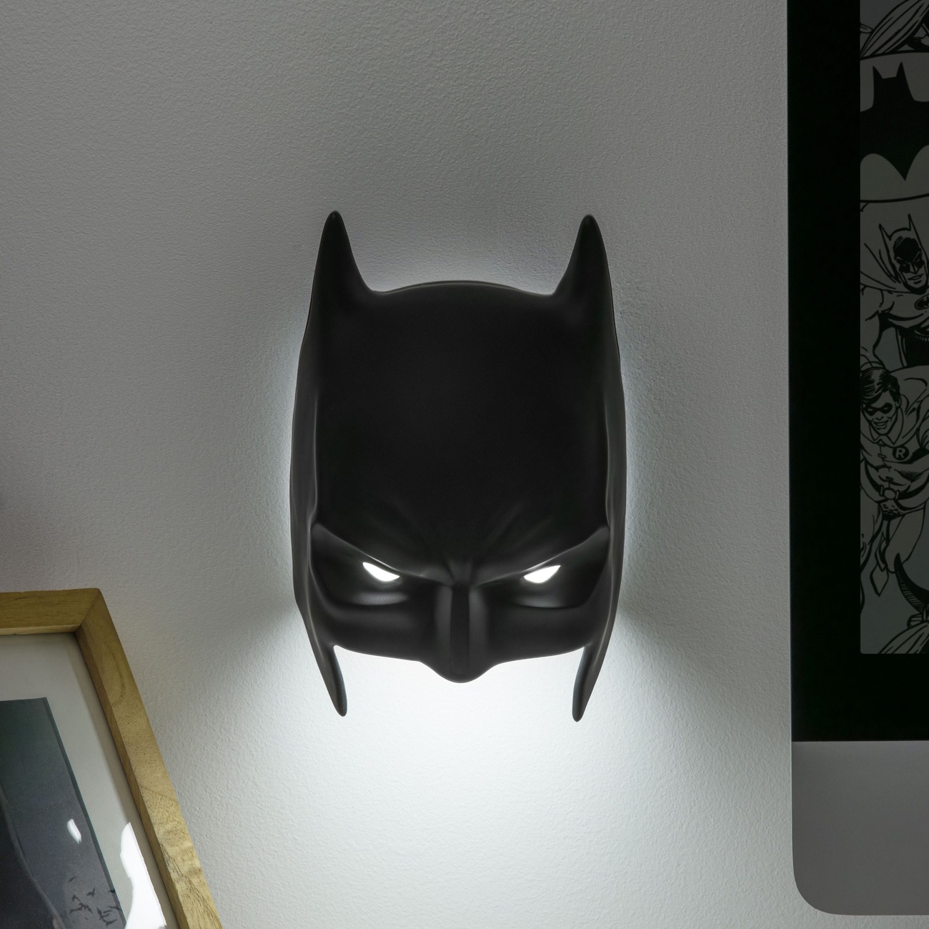 DC Comics 3D LED Leuchte Batman Mask