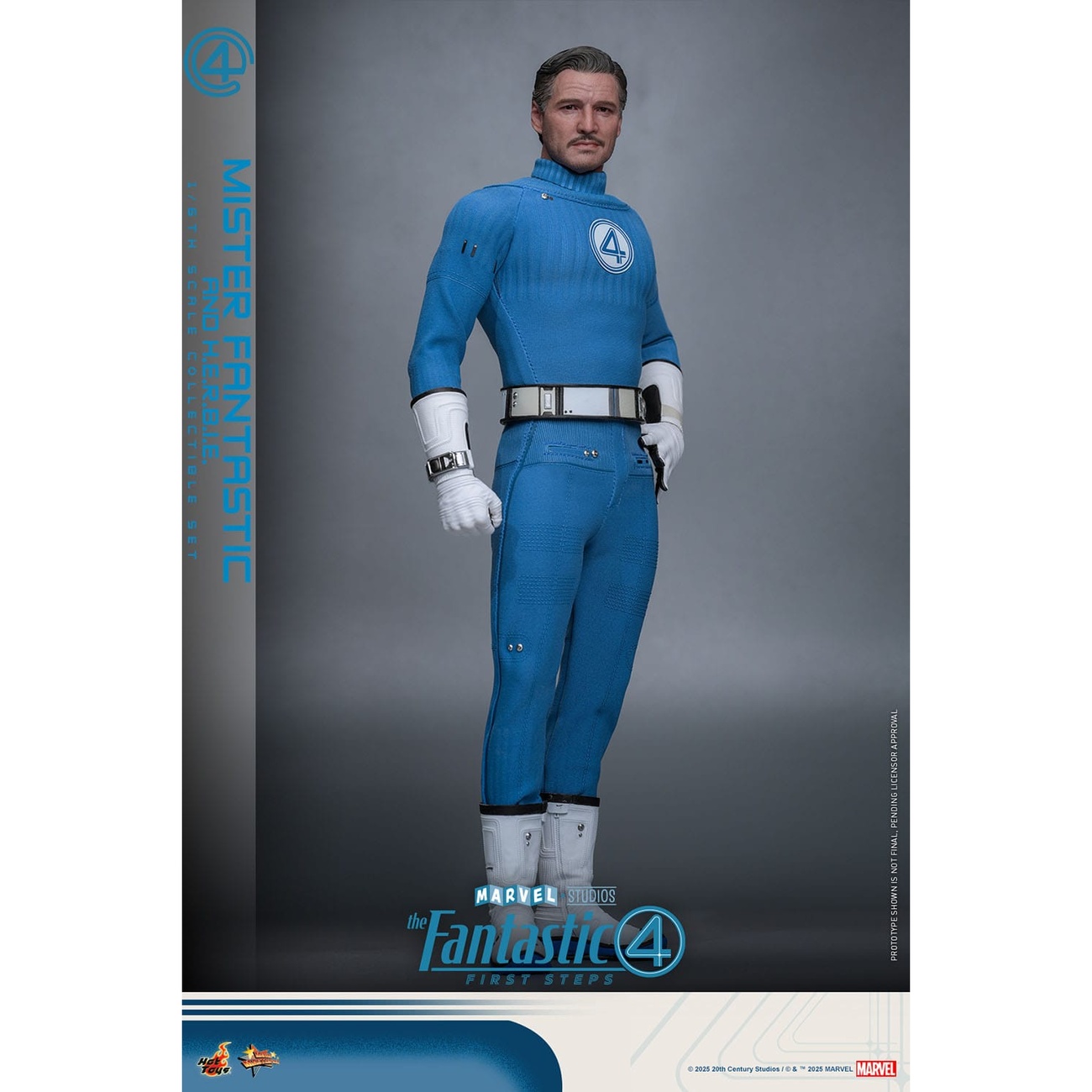 Les Quatre Fantastiques - Mister Fantastic & H.E.R.B.I.E. coffret de figurines d’action Masterpiece 1:6