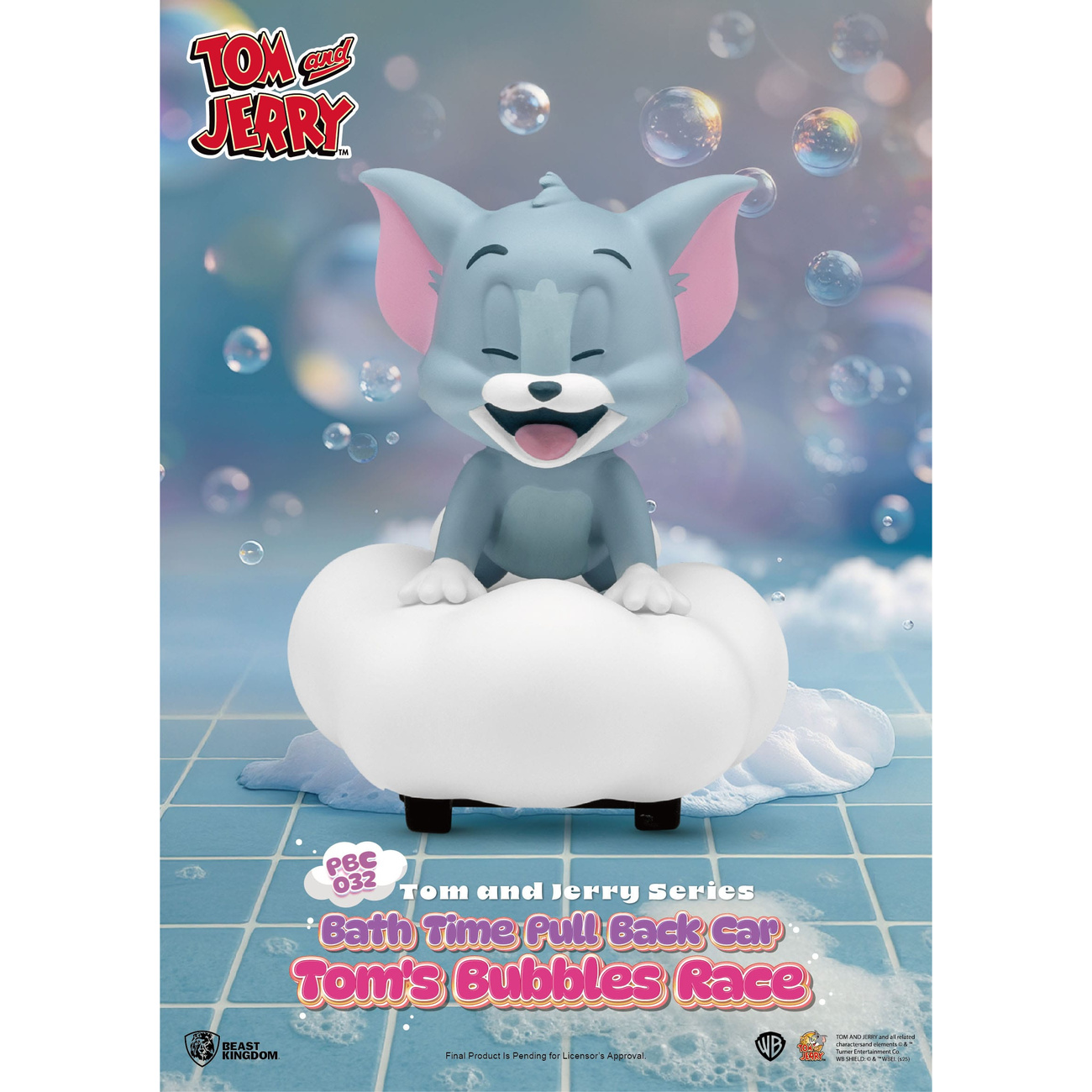 Tom & Jerry Pull Back Car Series Rückzug-Autos Bath Time Blind Box 6er-Pack