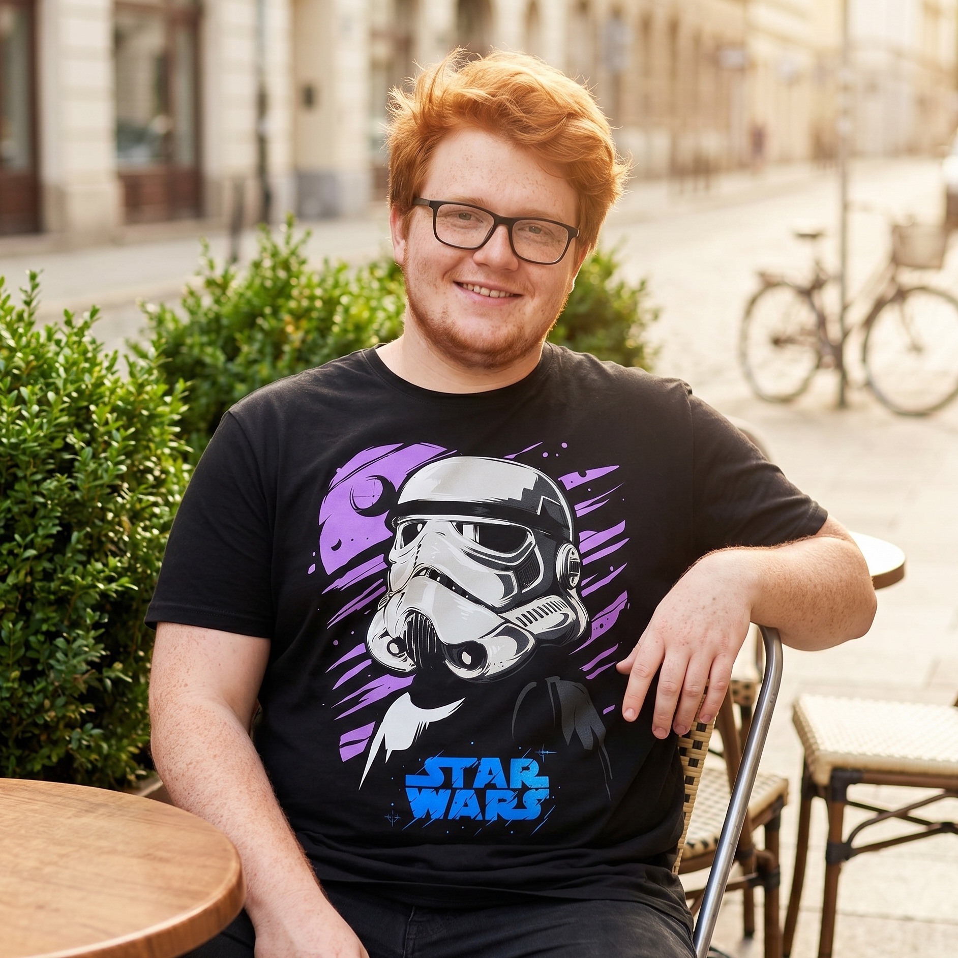 Star Wars - Camiseta Galaxy Stormtrooper negra