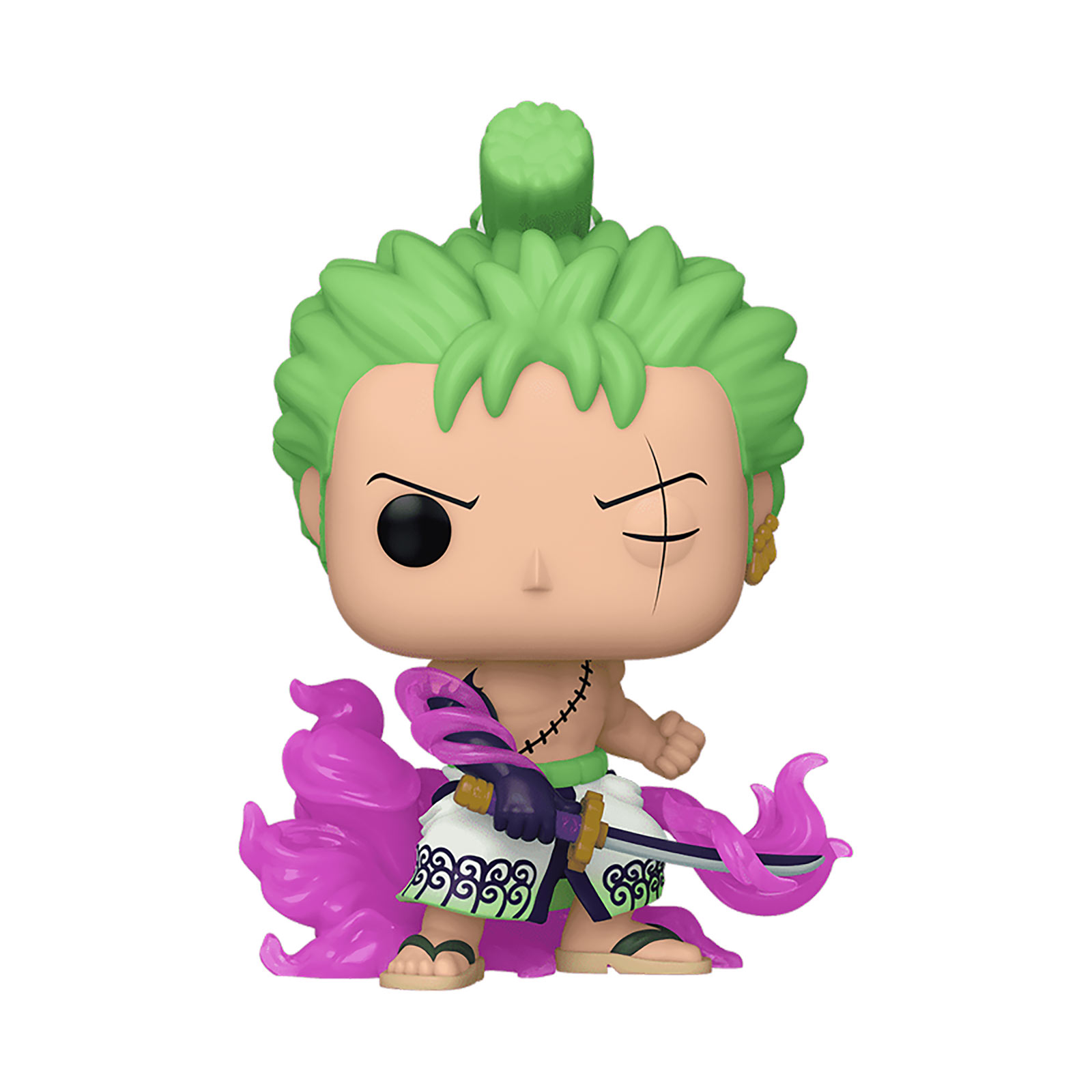 One Piece - Zoro (Enma) Figurine Funko Pop avec effet Glow in the Dark