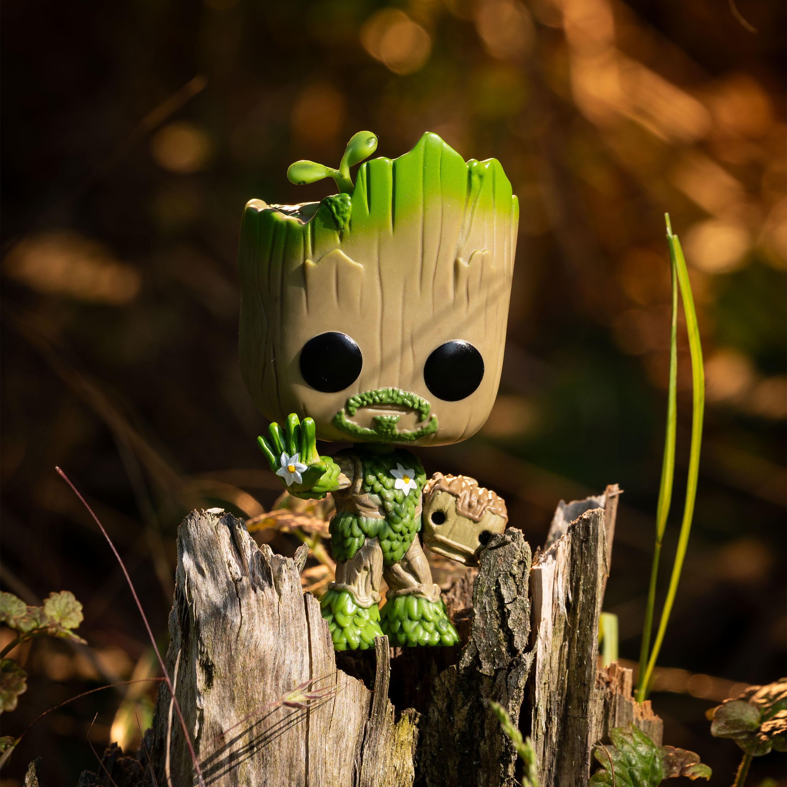 Marvel - Nous sommes Groot Iron Man Funko Pop Figurine à tête branlante
