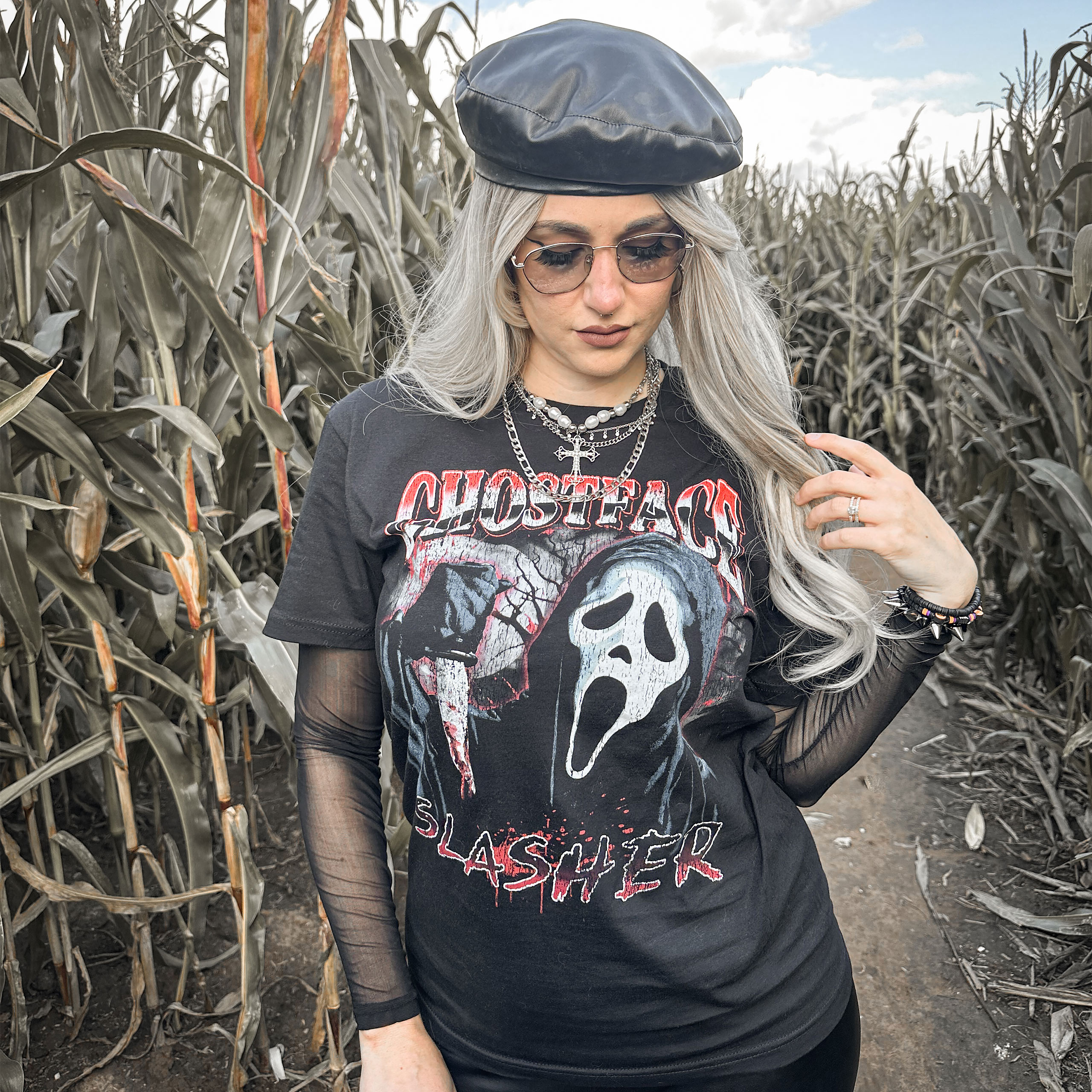 Ghost Face - Slasher T-Shirt black