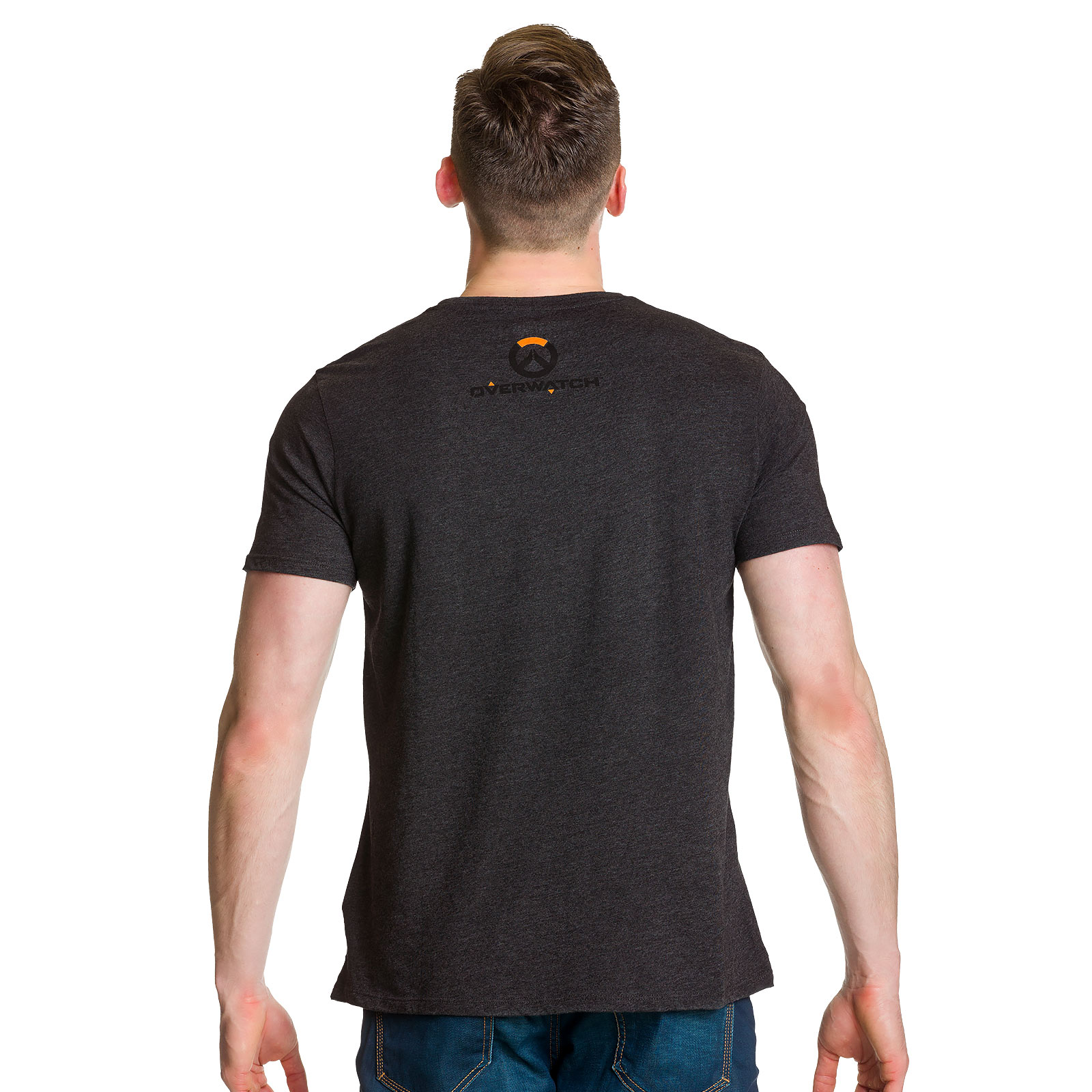 Overwatch - T-shirt Logo XL gris