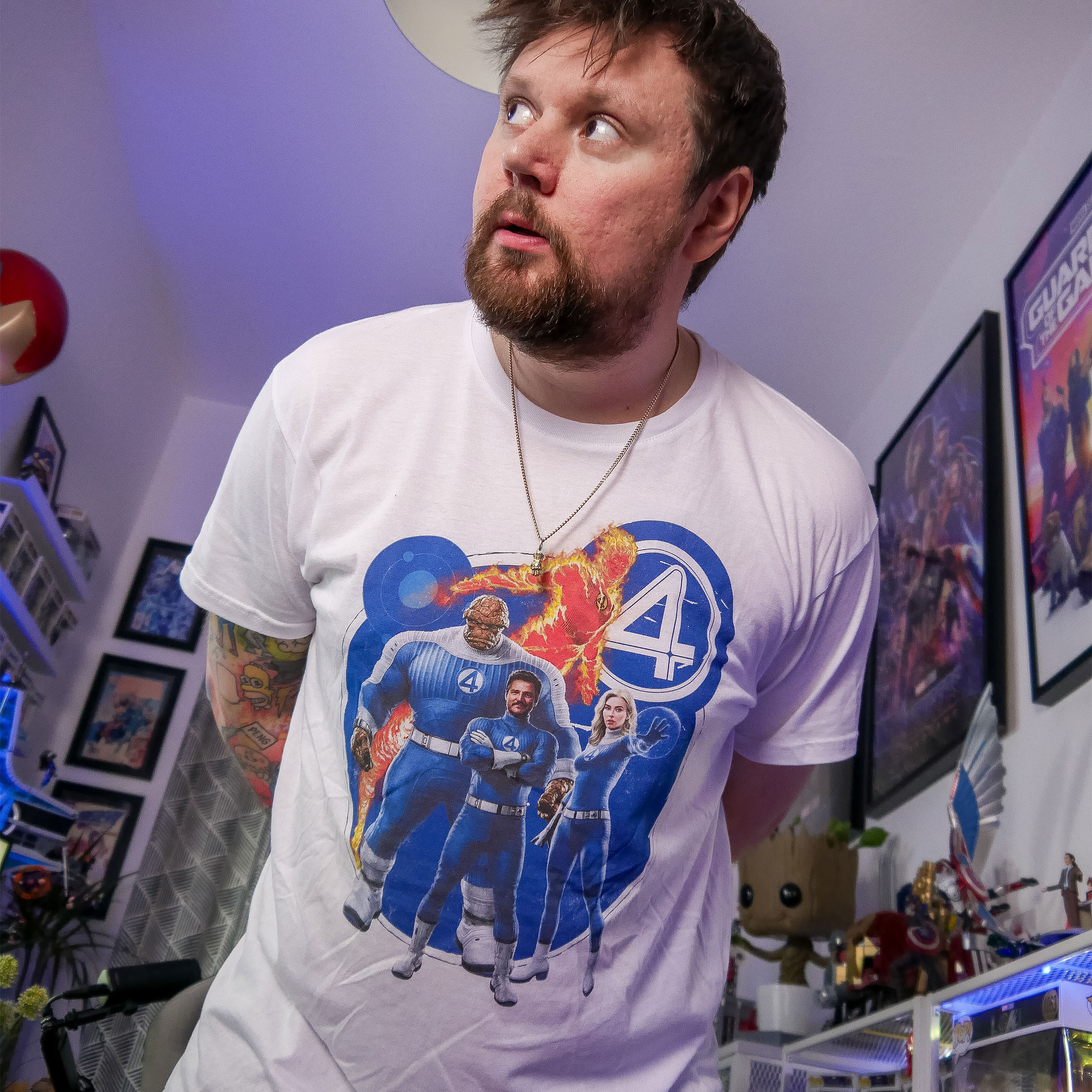Fantastic Four - Group T-Shirt weiß