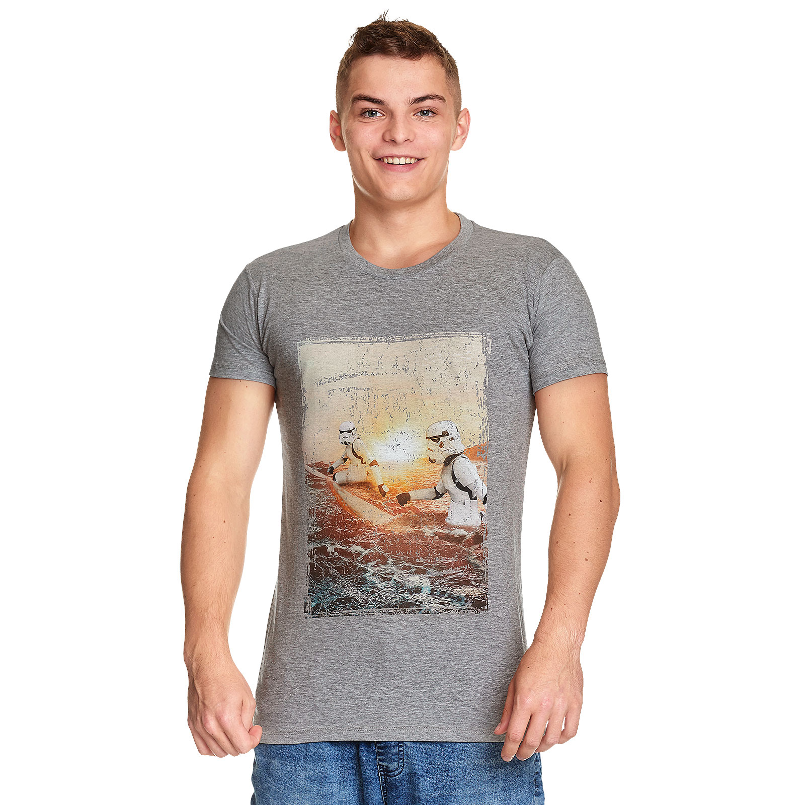 Original Stormtrooper Sunrise Surfers T-Shirt grau