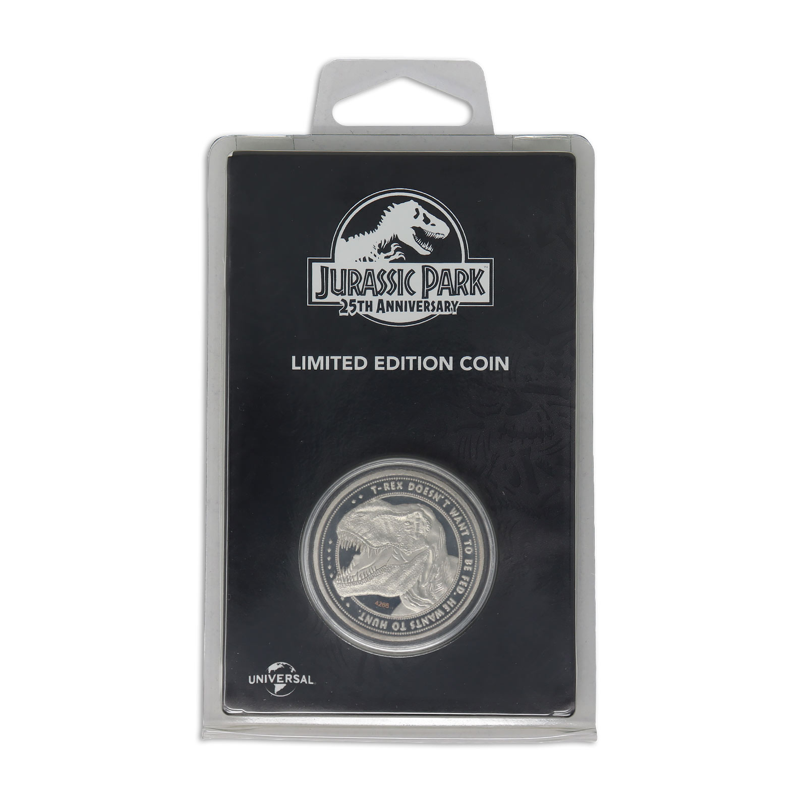 Jurassic Park - Moneda de coleccionista T-Rex limitada