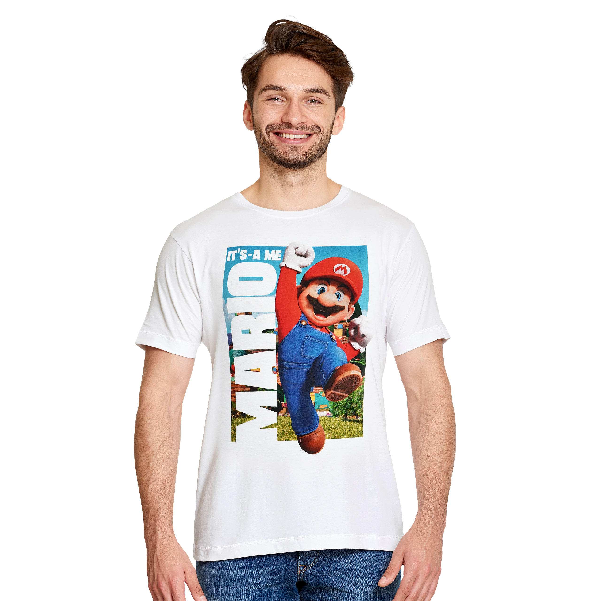 Super Mario - It's A Me Mario T-Shirt weiß