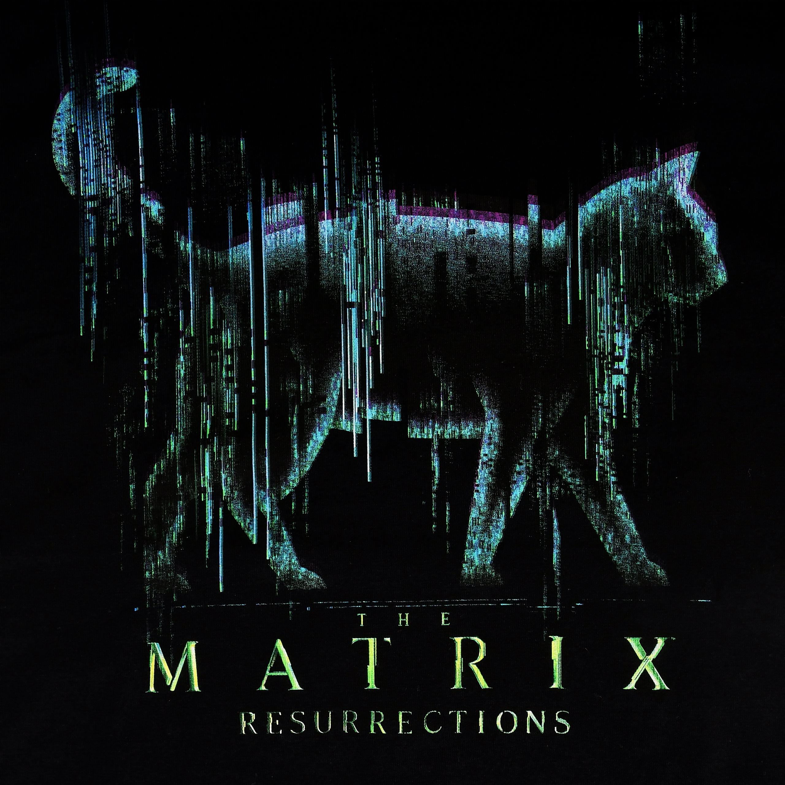 Matrix - Black Cat T-shirt zwart