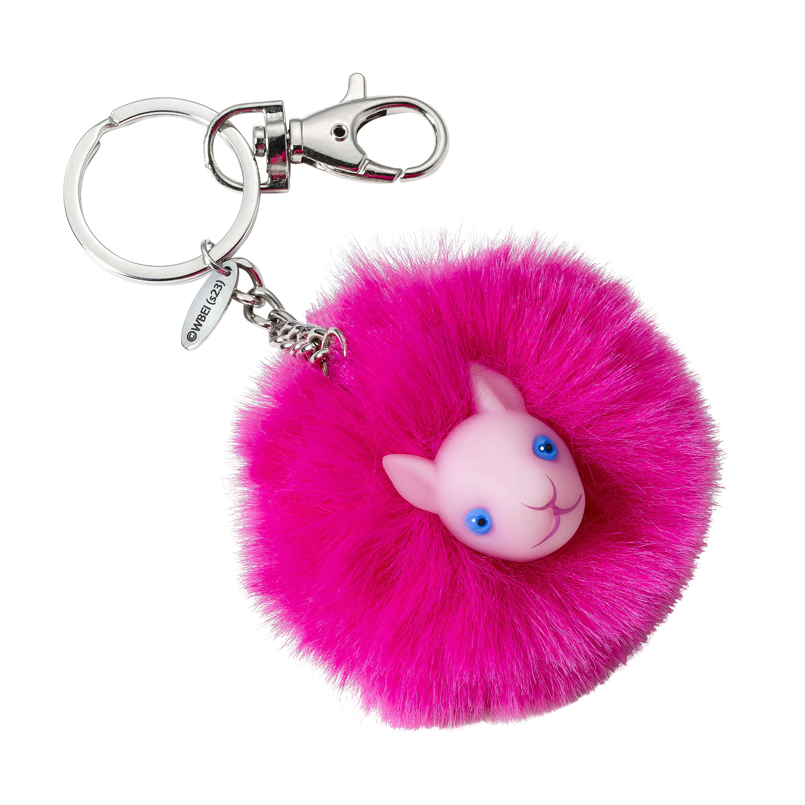 Portachiavi In Peluche Morbido Con Pompon - Ciondolo Soffice Per Chiavi, Borsa O Zaino