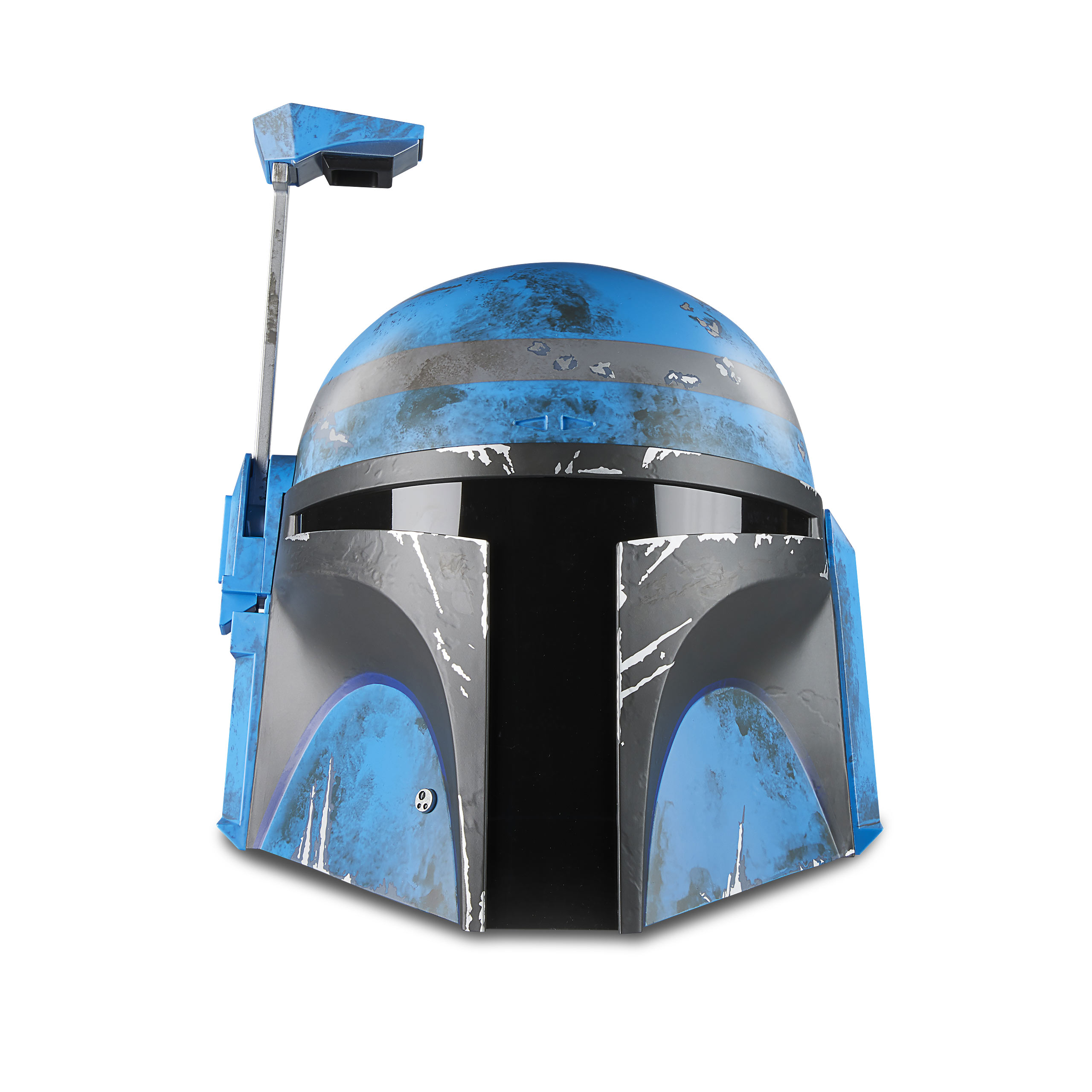 Nueva réplica de casco negro Mandalorian de Star Wars