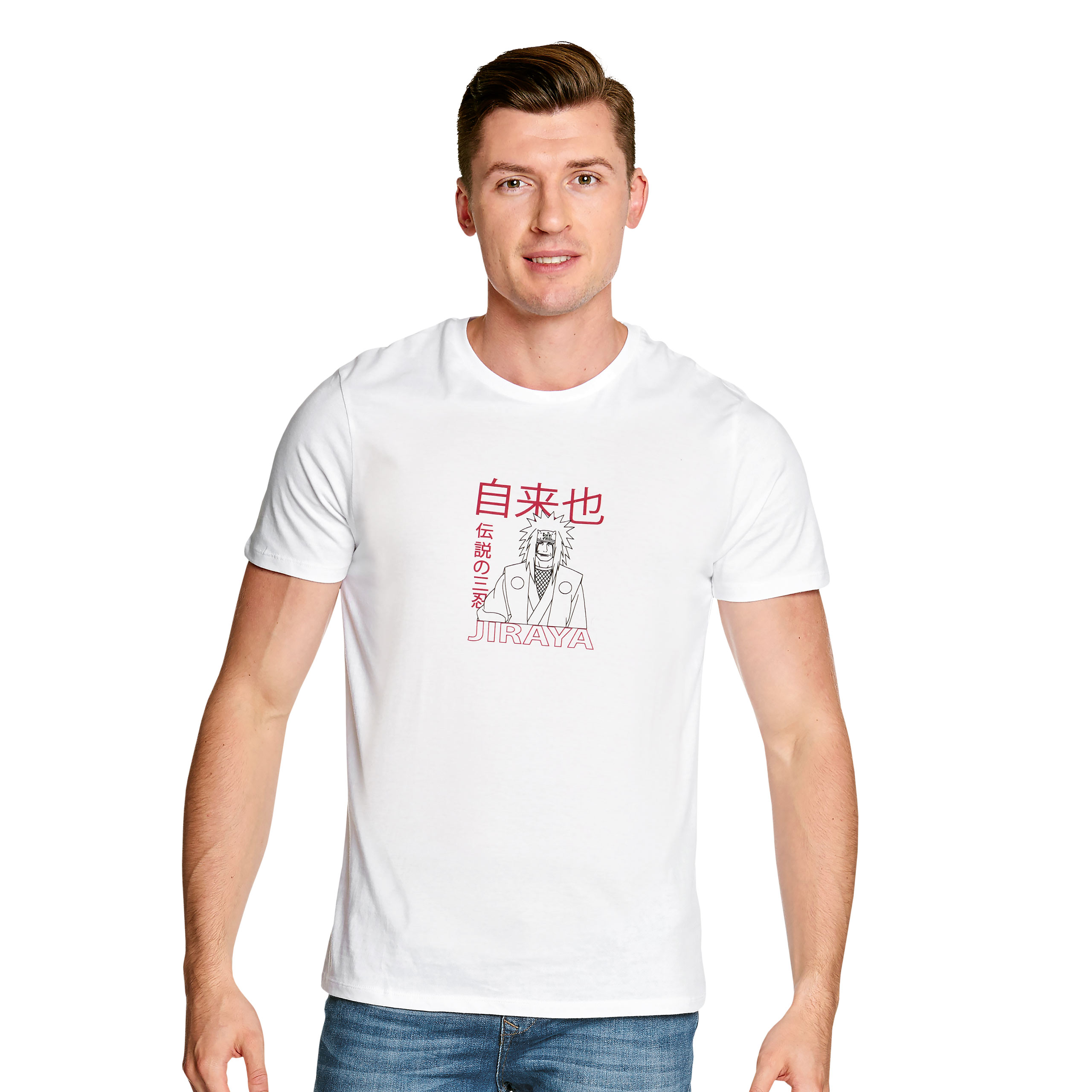Naruto - T-shirt Jiraya blanc
