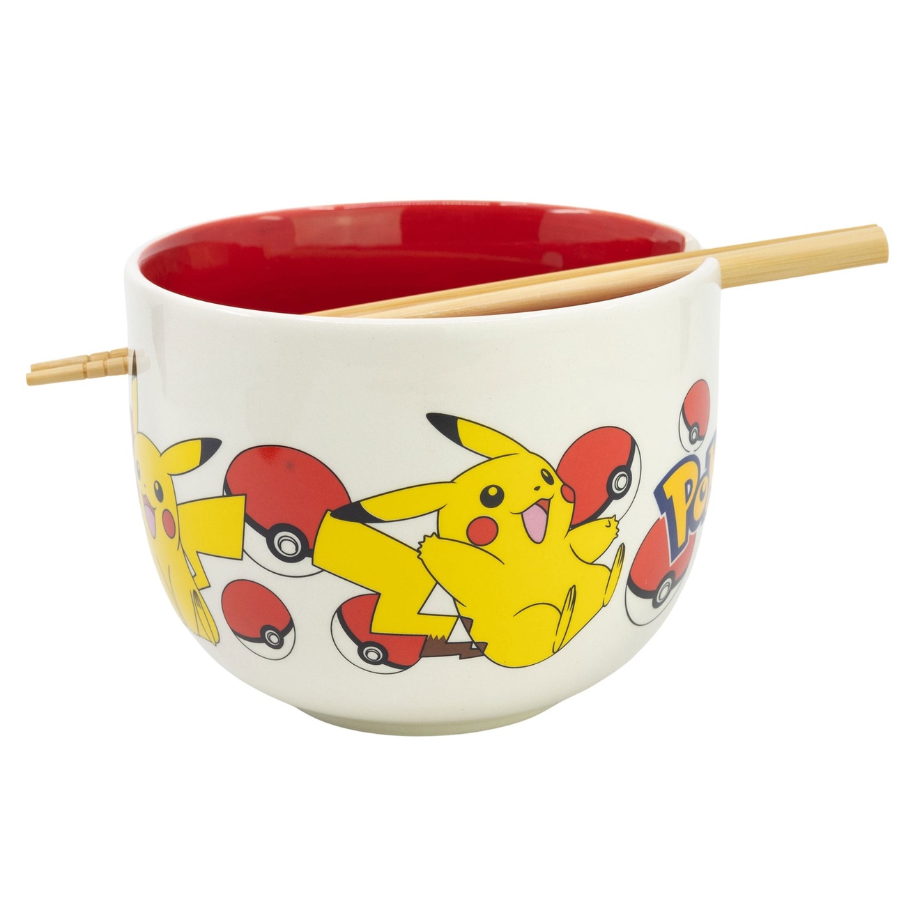 Pokémon Ramen Bowl with Chopsticks Face