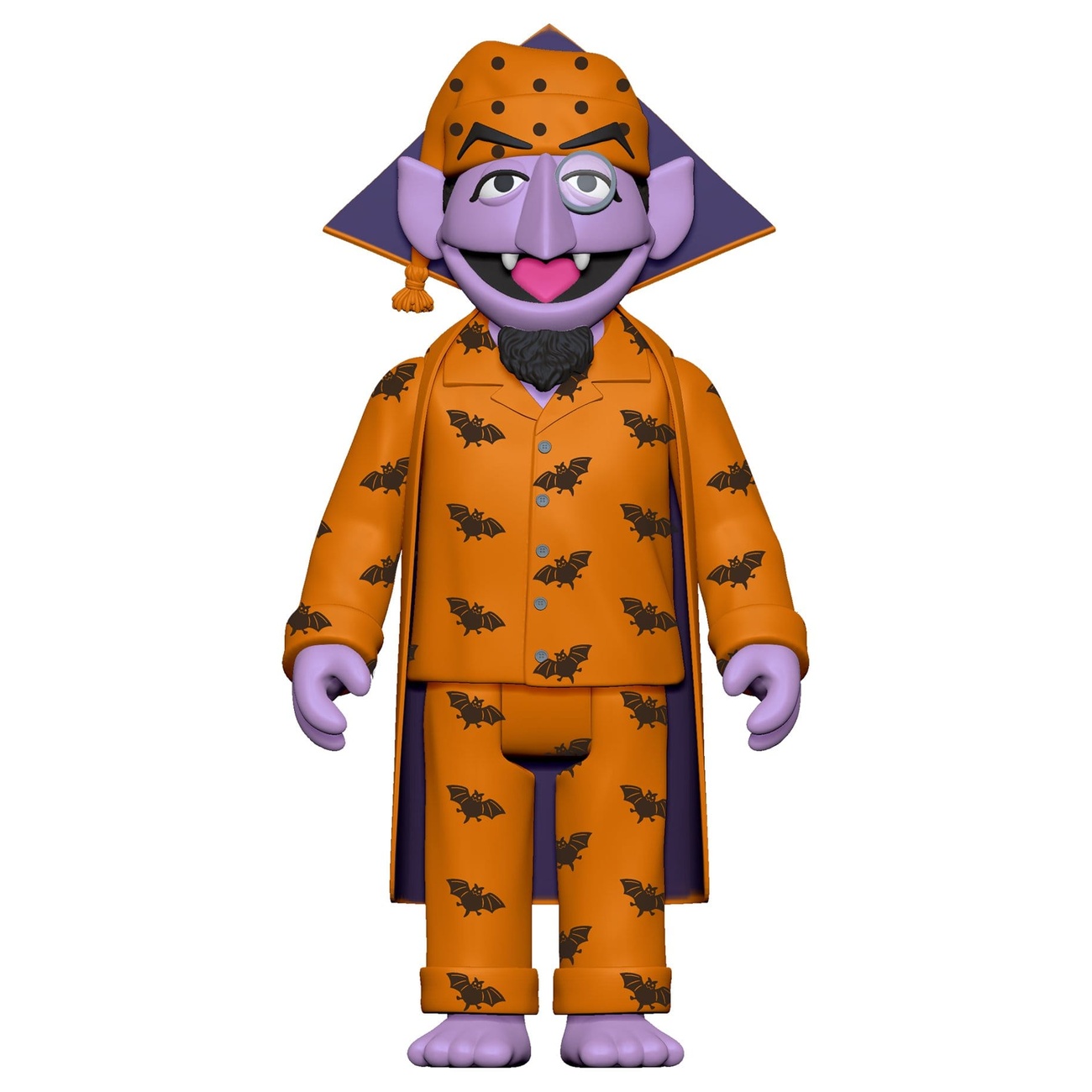 Sesame Street figurine articulée ReAction Wave 06 Count von Count (pyjama) 10 cm