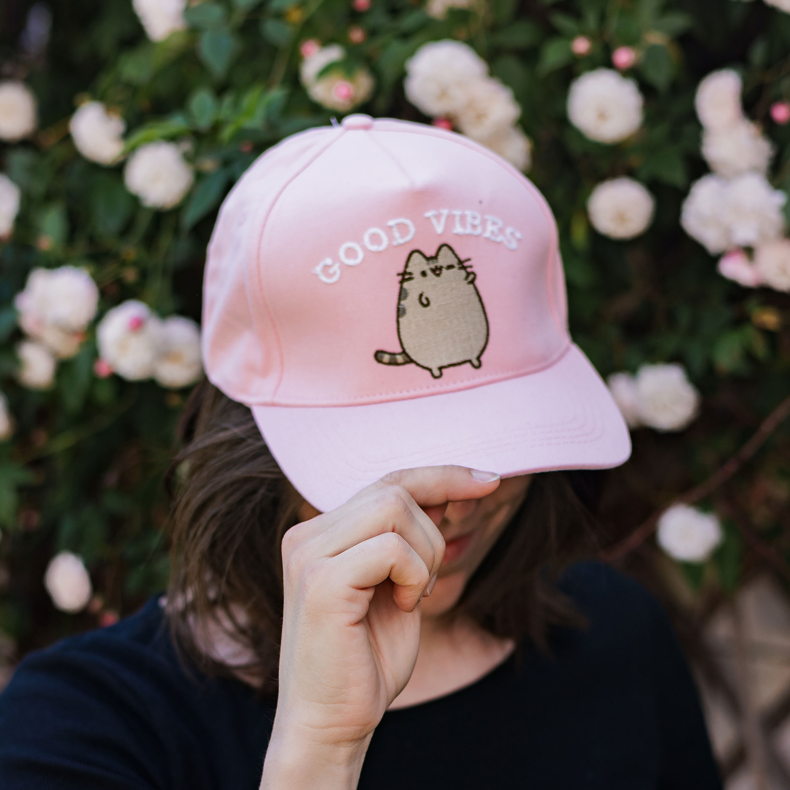Pusheen - Good Vibes Baseballpet roze