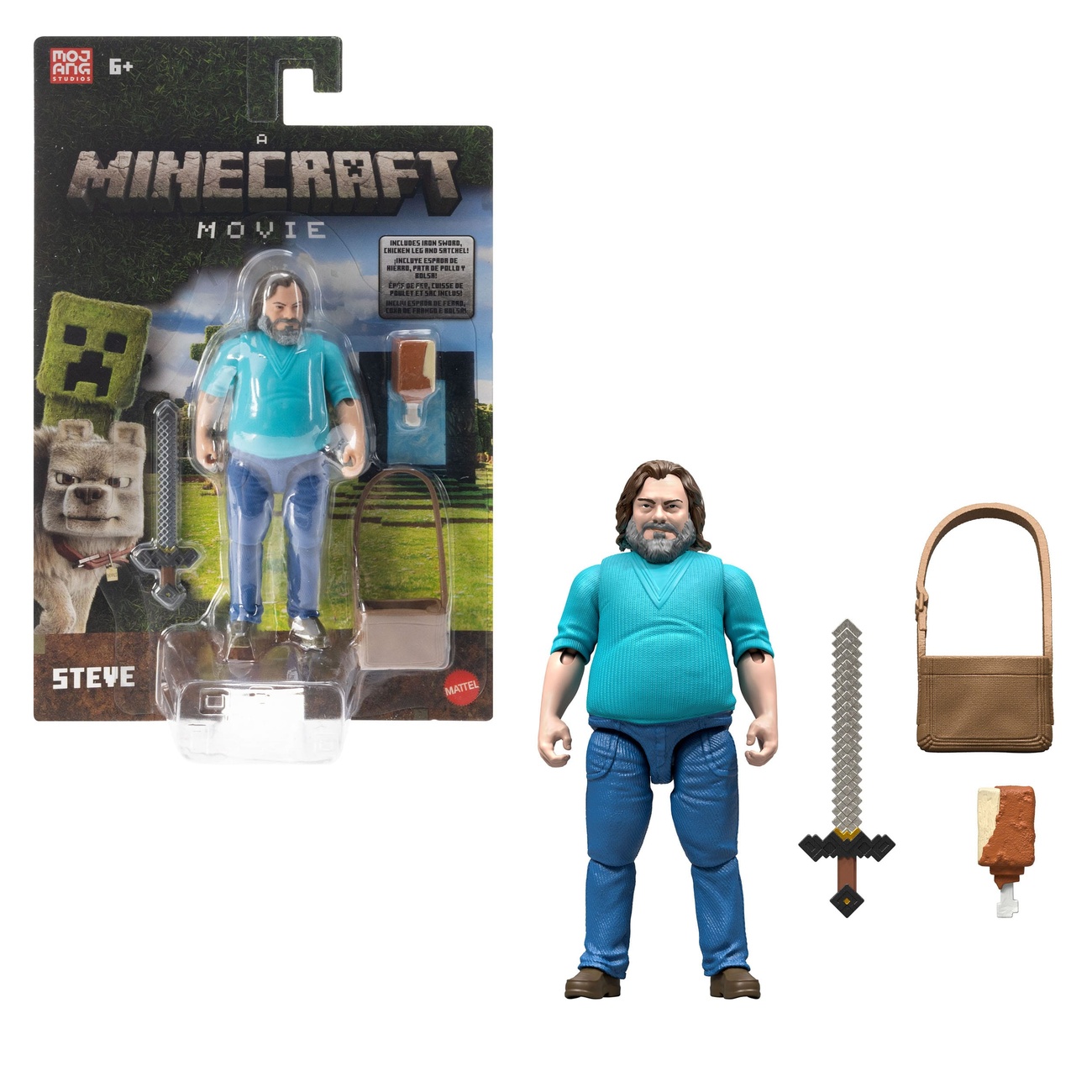 Steve Signore Un’action figure Steve 10 cm – Il film di Minecraft | Elbenwald