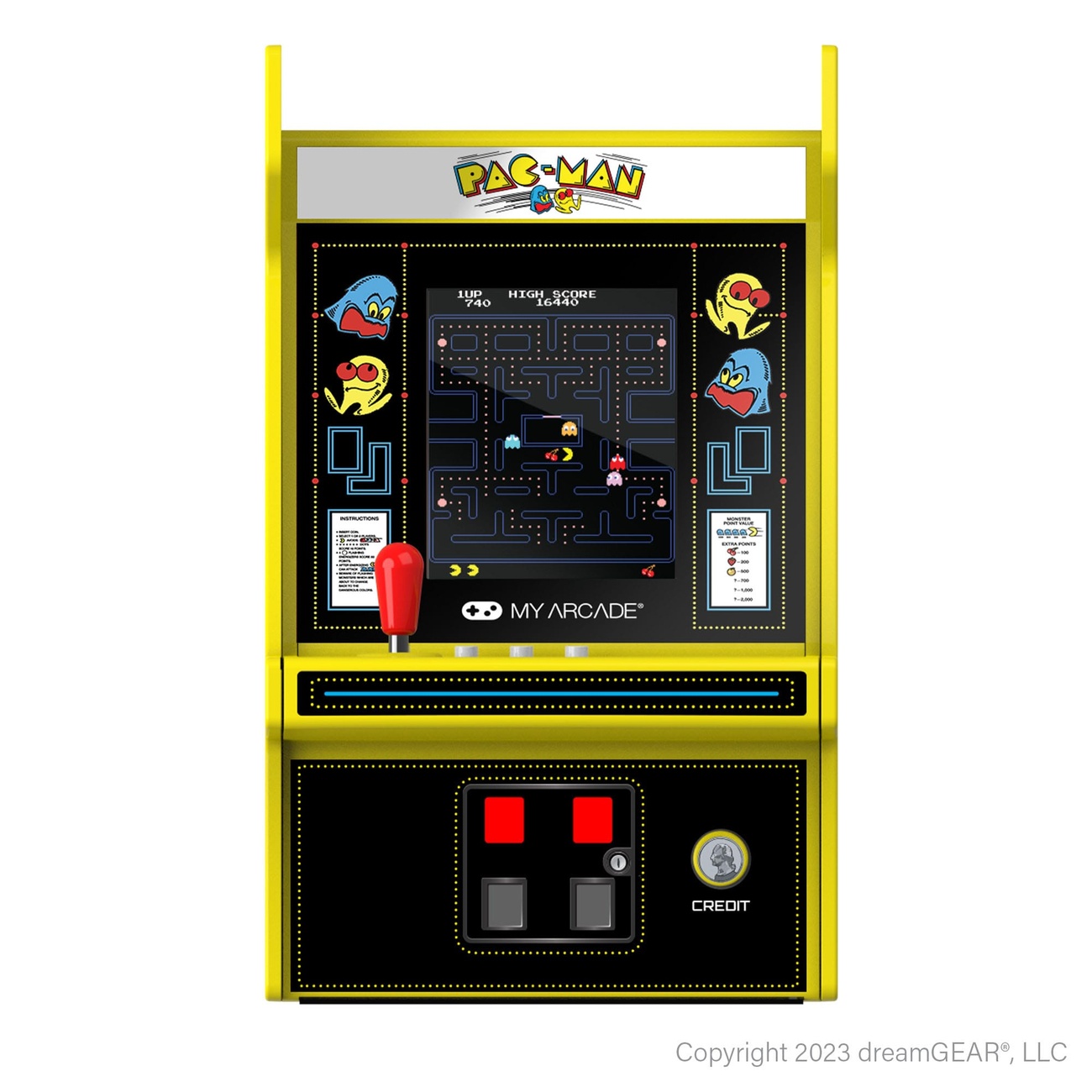 Lilo Pacman Pac-Man Portable Console Retro Arcade Micro Player Pro | Elbenwald