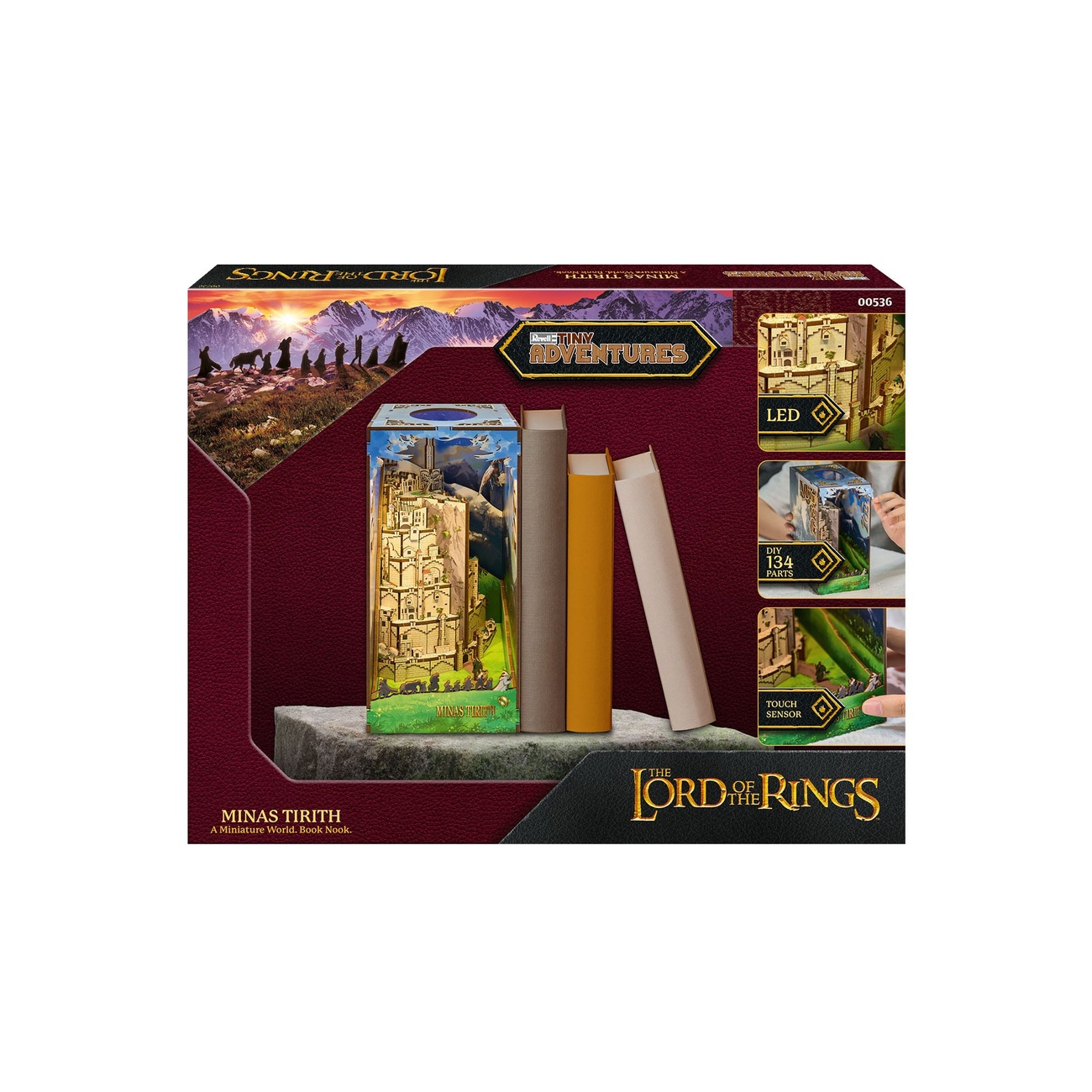 Der Herr der Ringe Tiny Adventures Book Nook Mini-Diorama Minas Tirith 23 cm