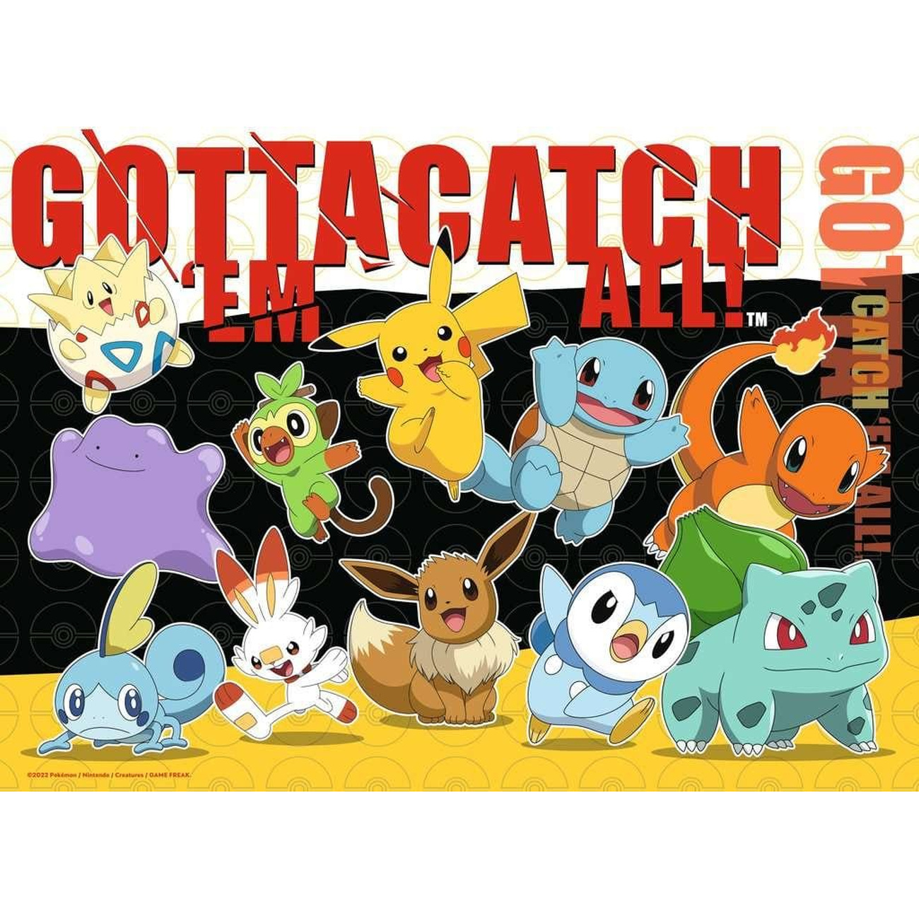 Pokémon Puzzles 4-Pack Pokémon Buddies (4x100 Pieces)
