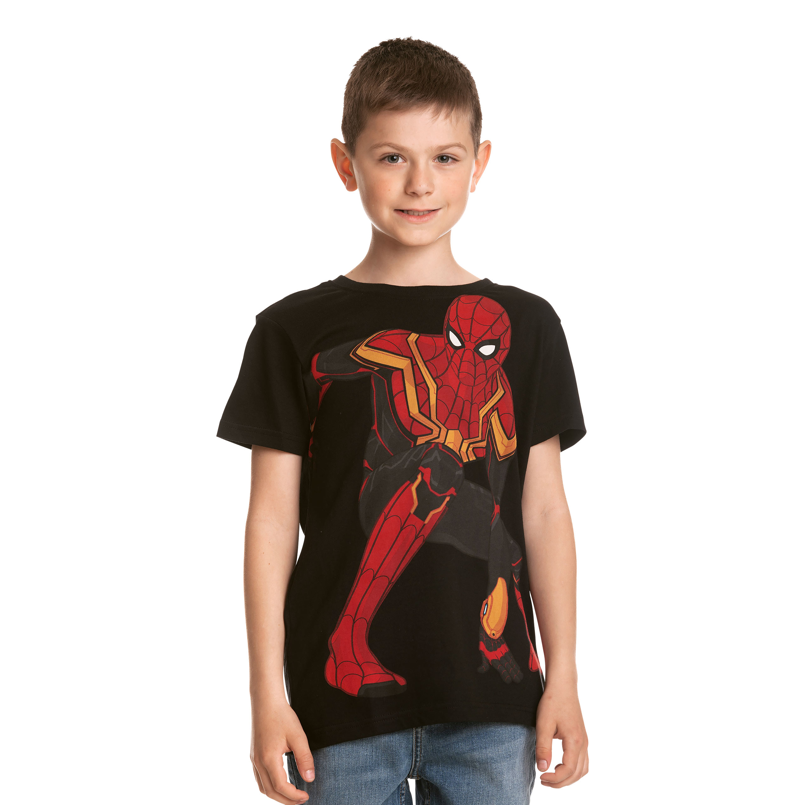 Spider-Man - Spidey Pose Children's T-Shirt Black