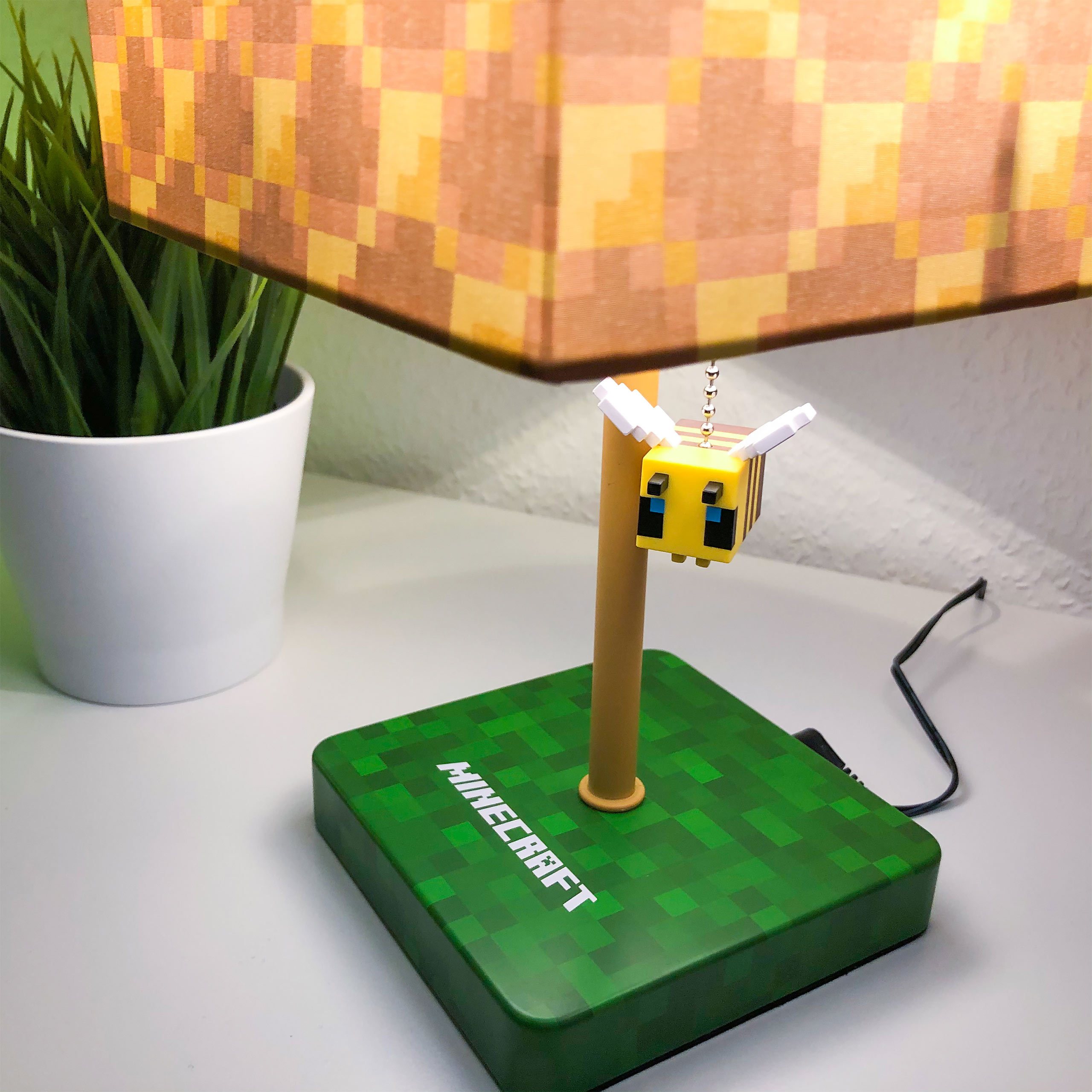 Minecraft - Lampe de Table Abeille
