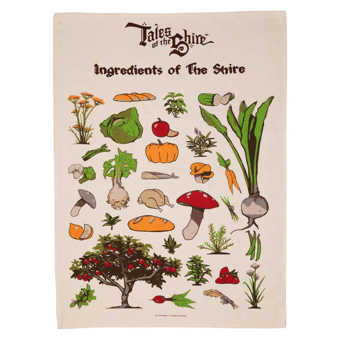 The Lord of the Rings - Tales of the Shire Tea Towel