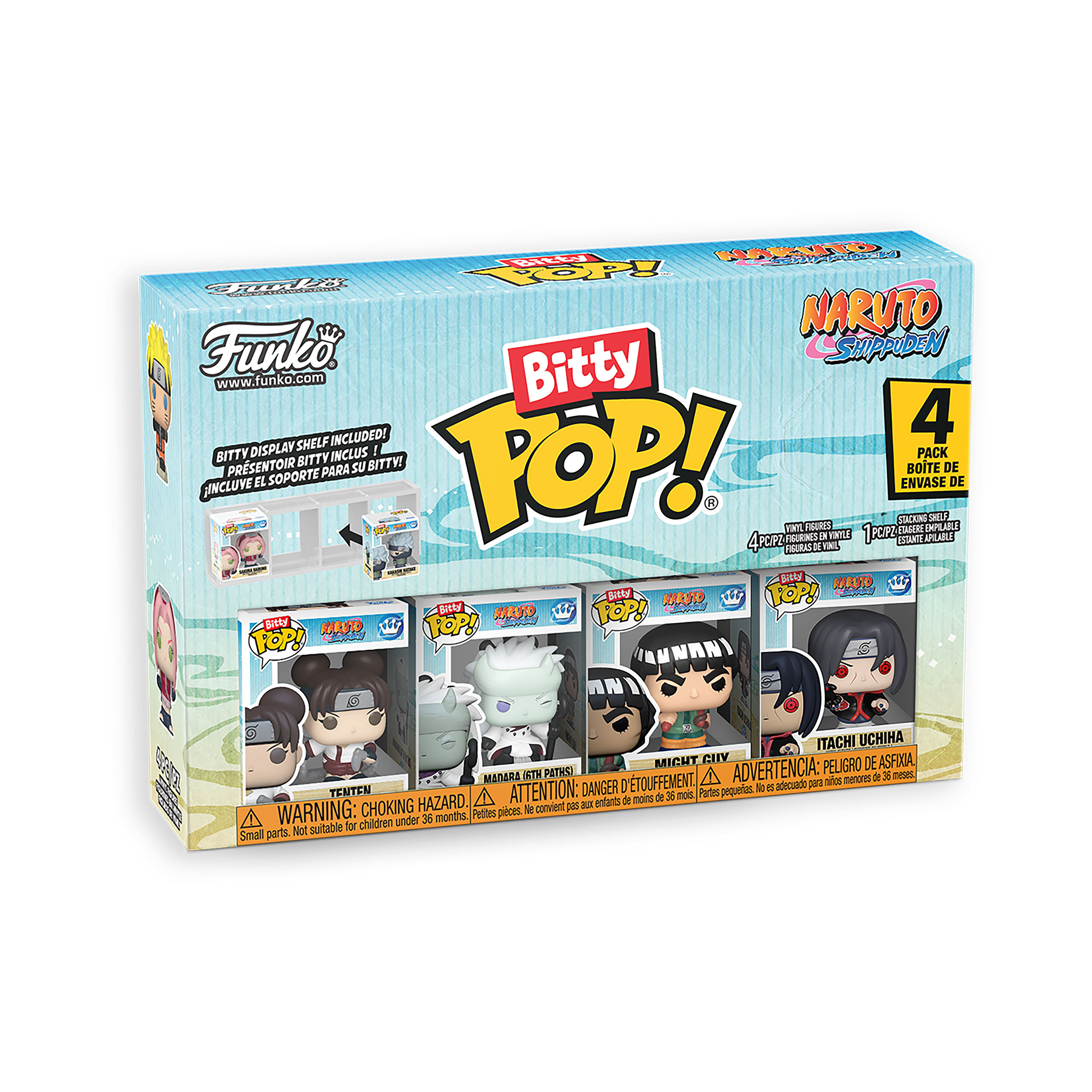 Naruto - Battles Funko Bitty Pop set de 4 figuras Serie 3