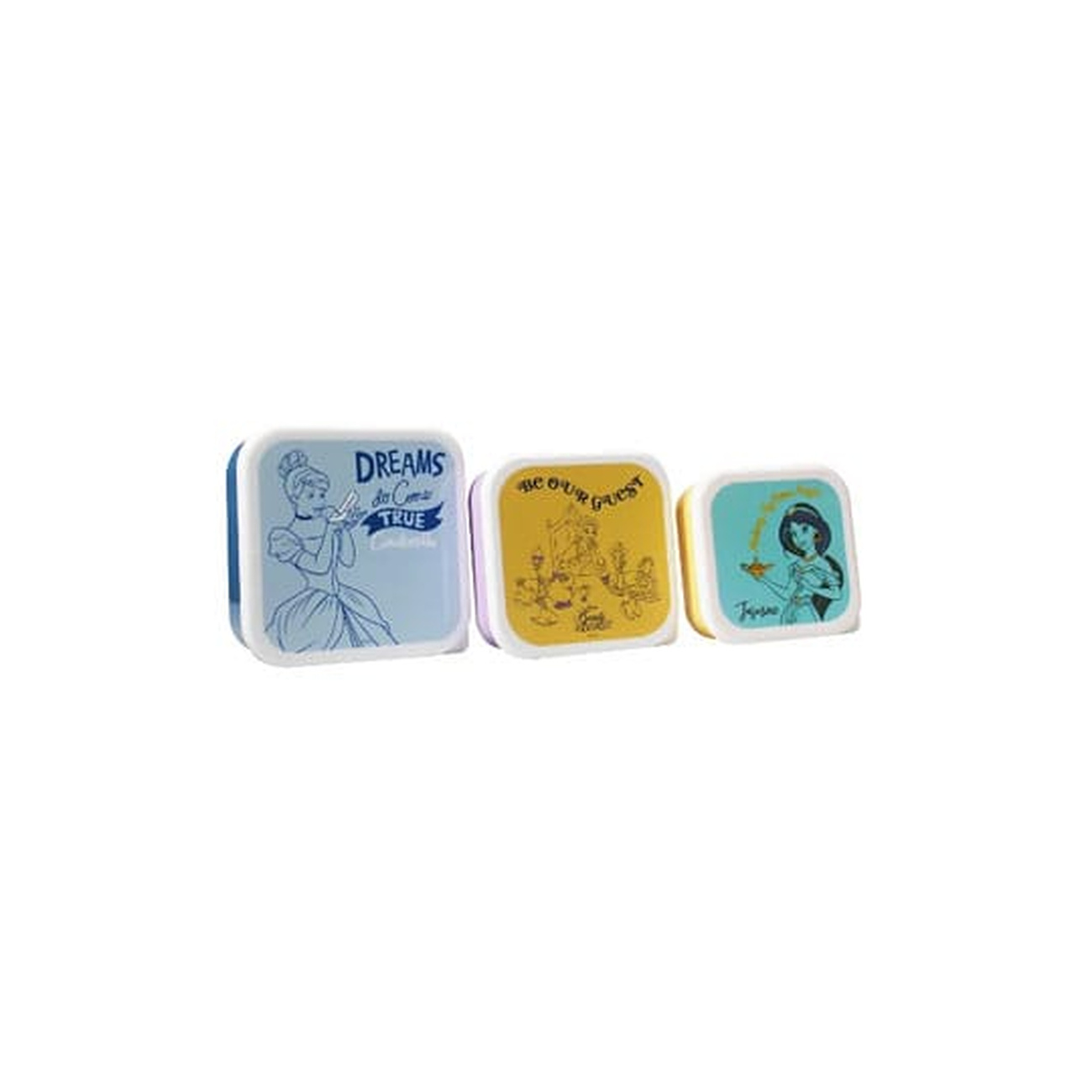 Disney: Princess Colour Pop – Set de 3 cajas para snacks