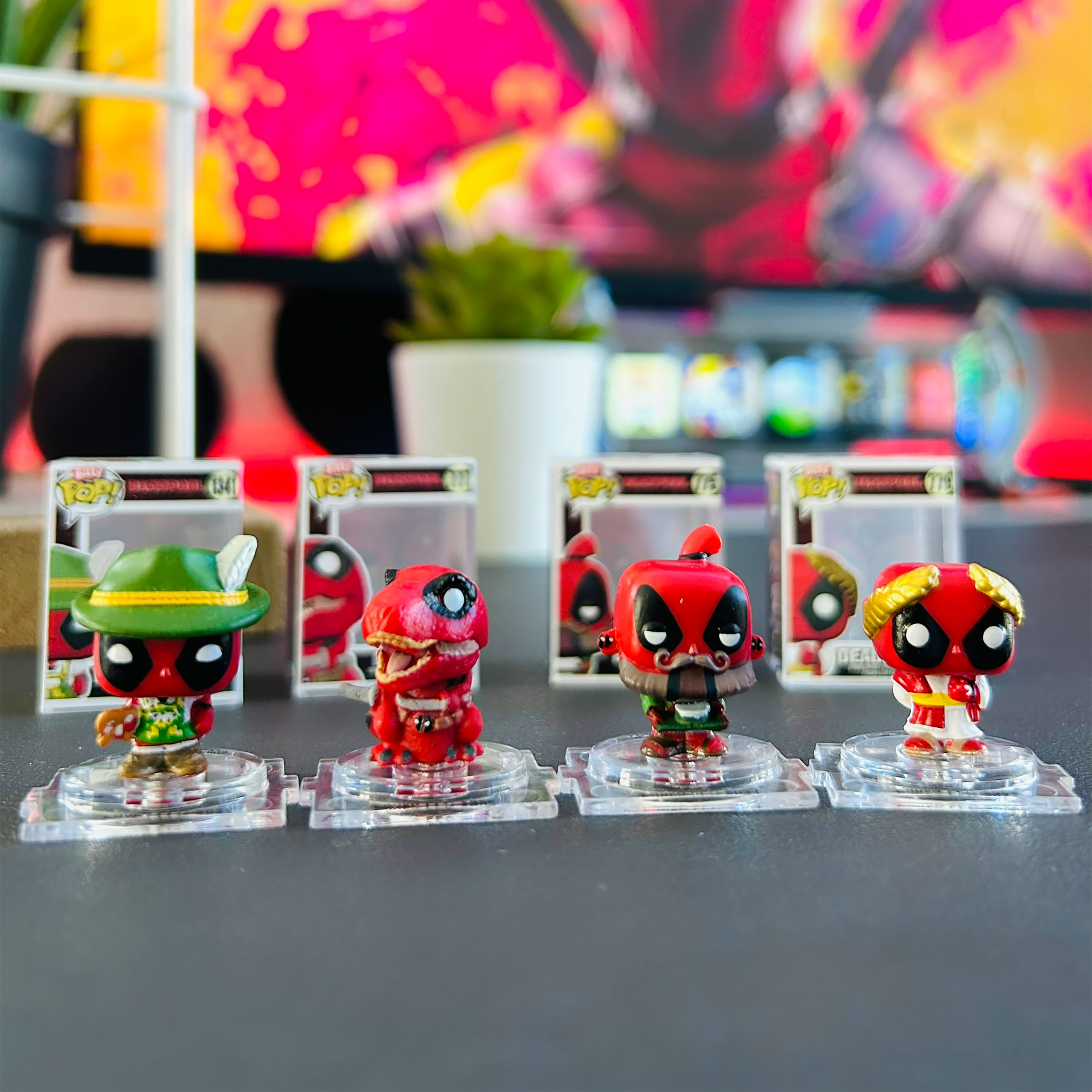 Deadpool - Funko Bitty Pop Set di 4 figure Serie 3