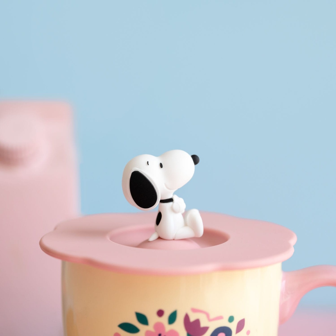 Peanuts Kubek z pokrywką Premium Ver.