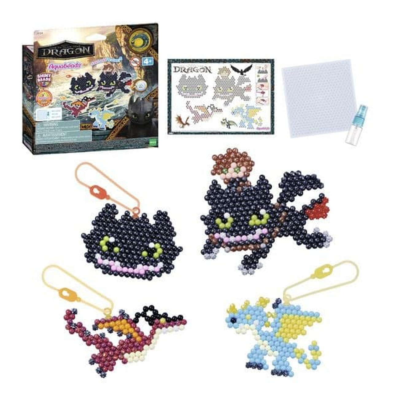 Dragons – Aquabeads Set de bricolage Porte-clés