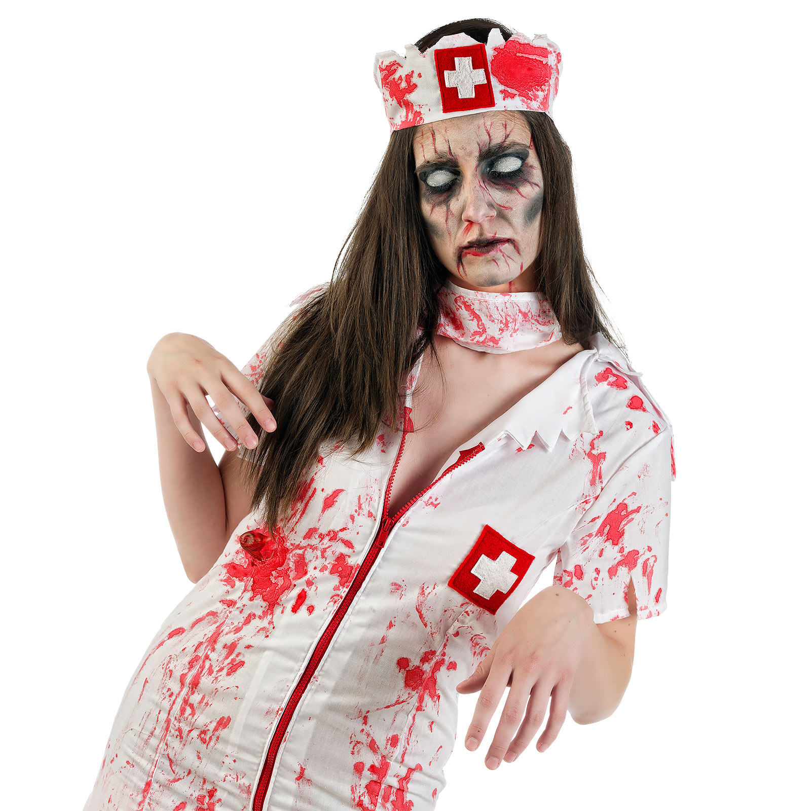 Zombie Krankenschwester Horror Kostüm